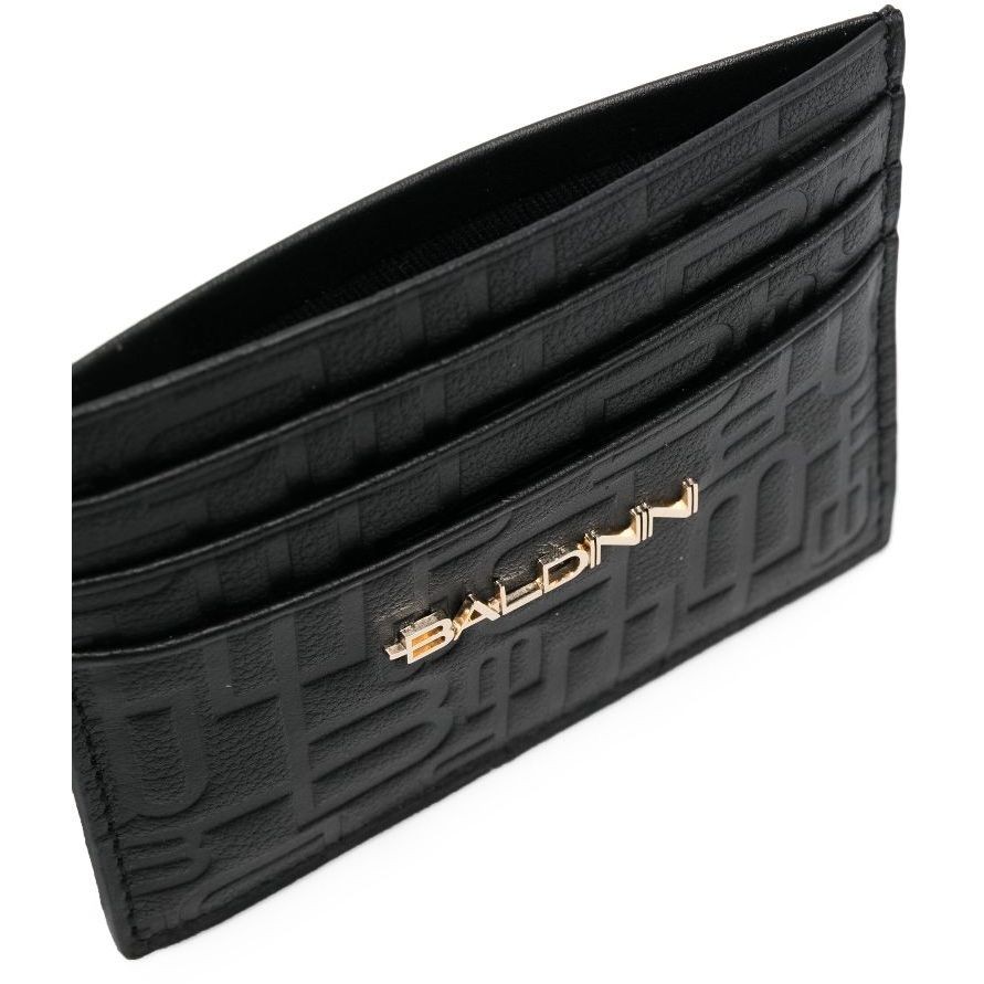BALDININI Telefono, plančetės dėklas moterims, Juoda, Card case monogram wallet 813 3