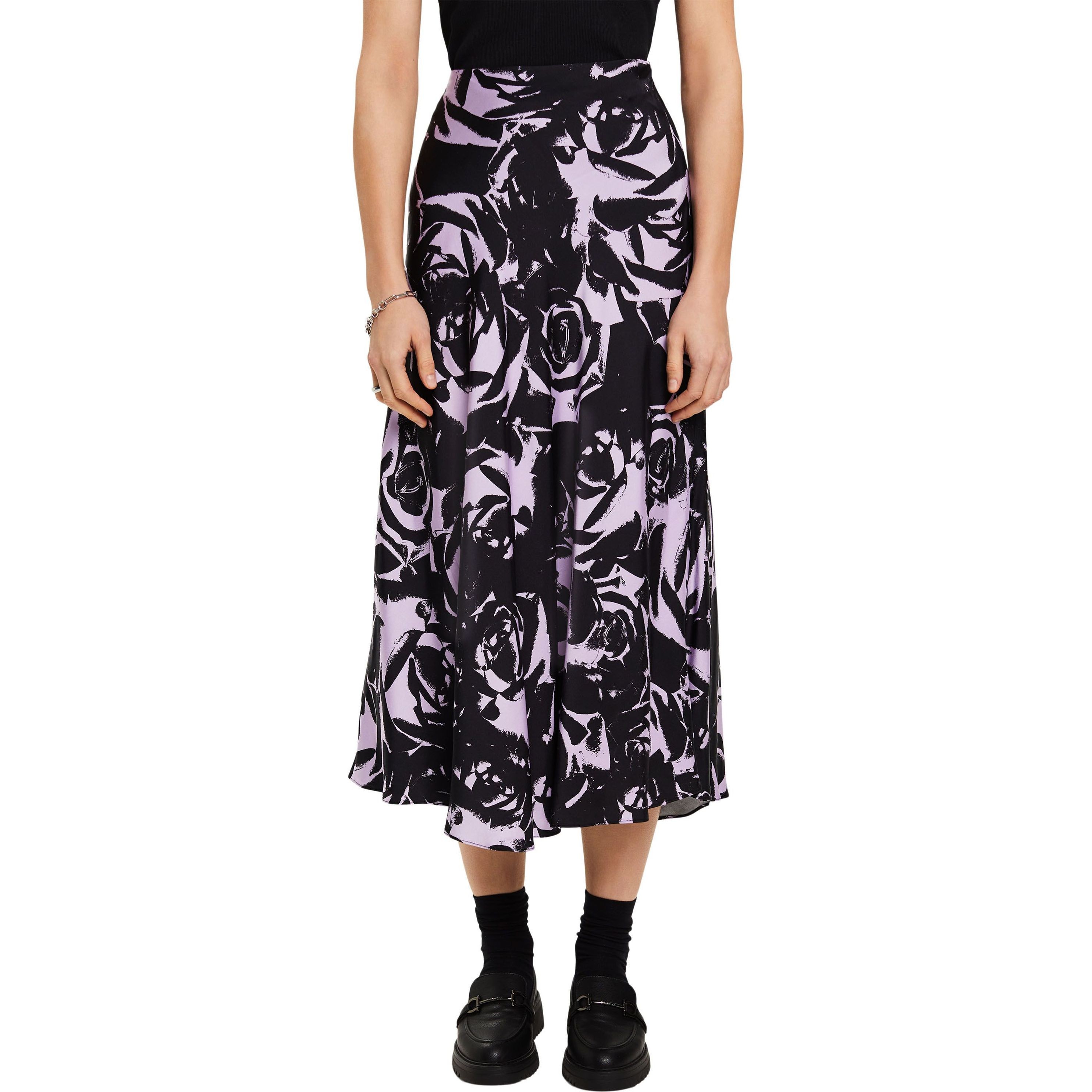 ESPRIT Midi sijonas moterims, Juoda, Sus Midi skirt 2