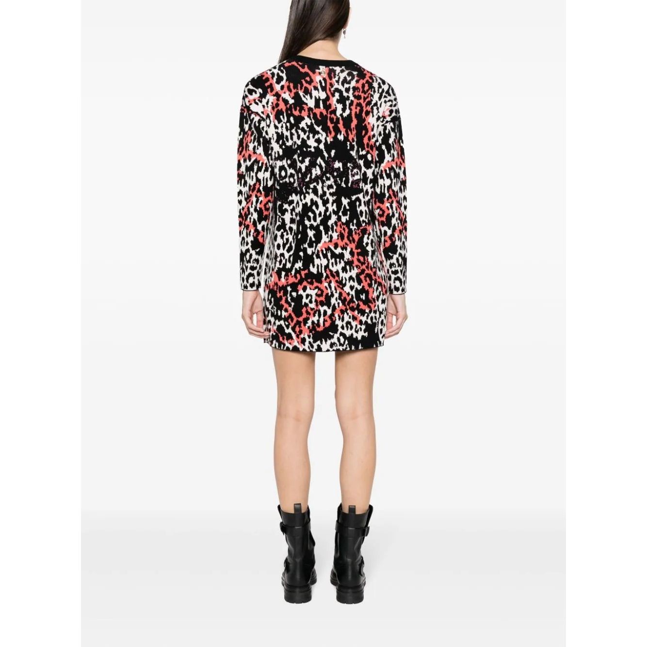 JUST CAVALLI Mini suknelė moterims, Marga, Long sleeve dress 3