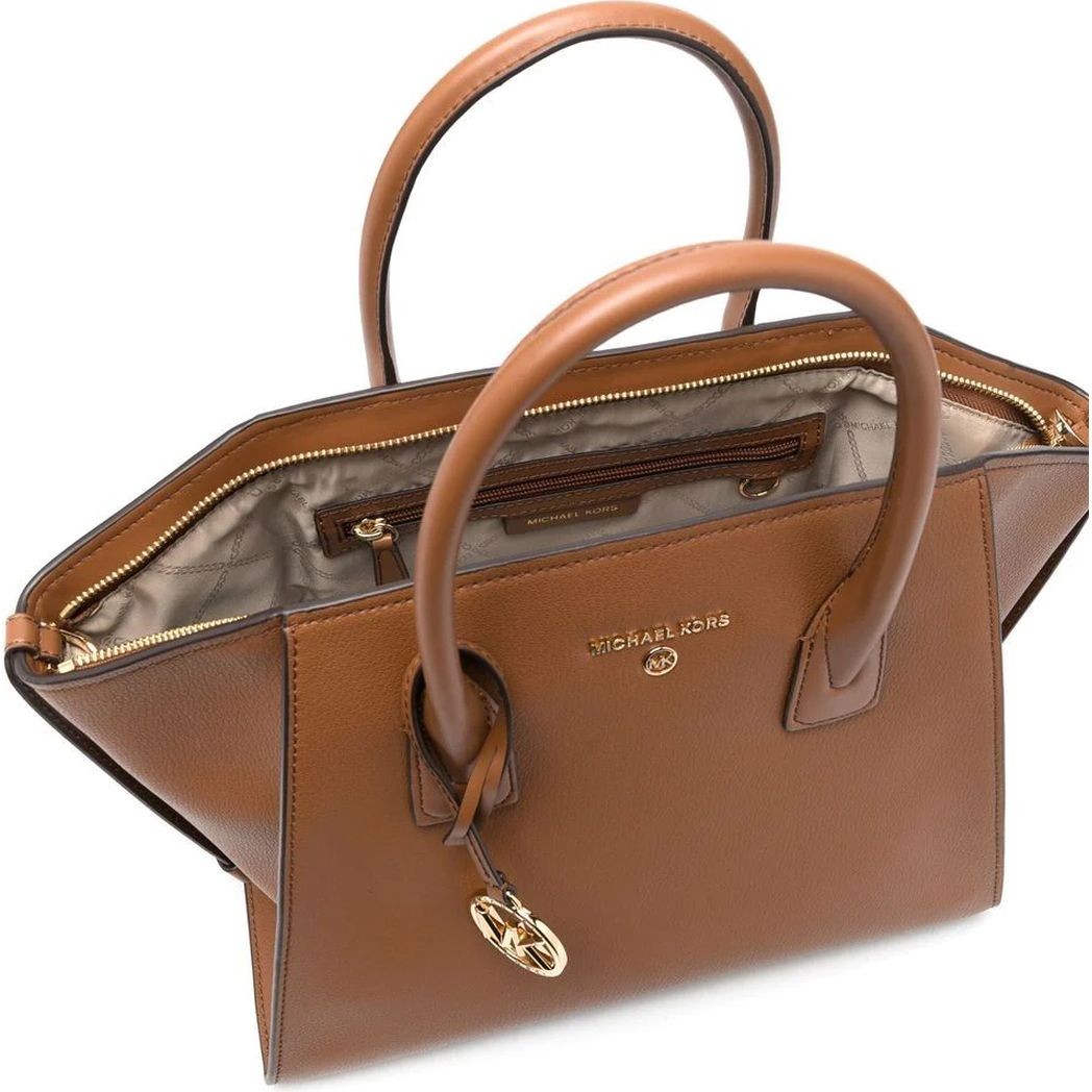 MICHAEL KORS Rankinė per petį moterims, Ruda, LG tz satchel 2