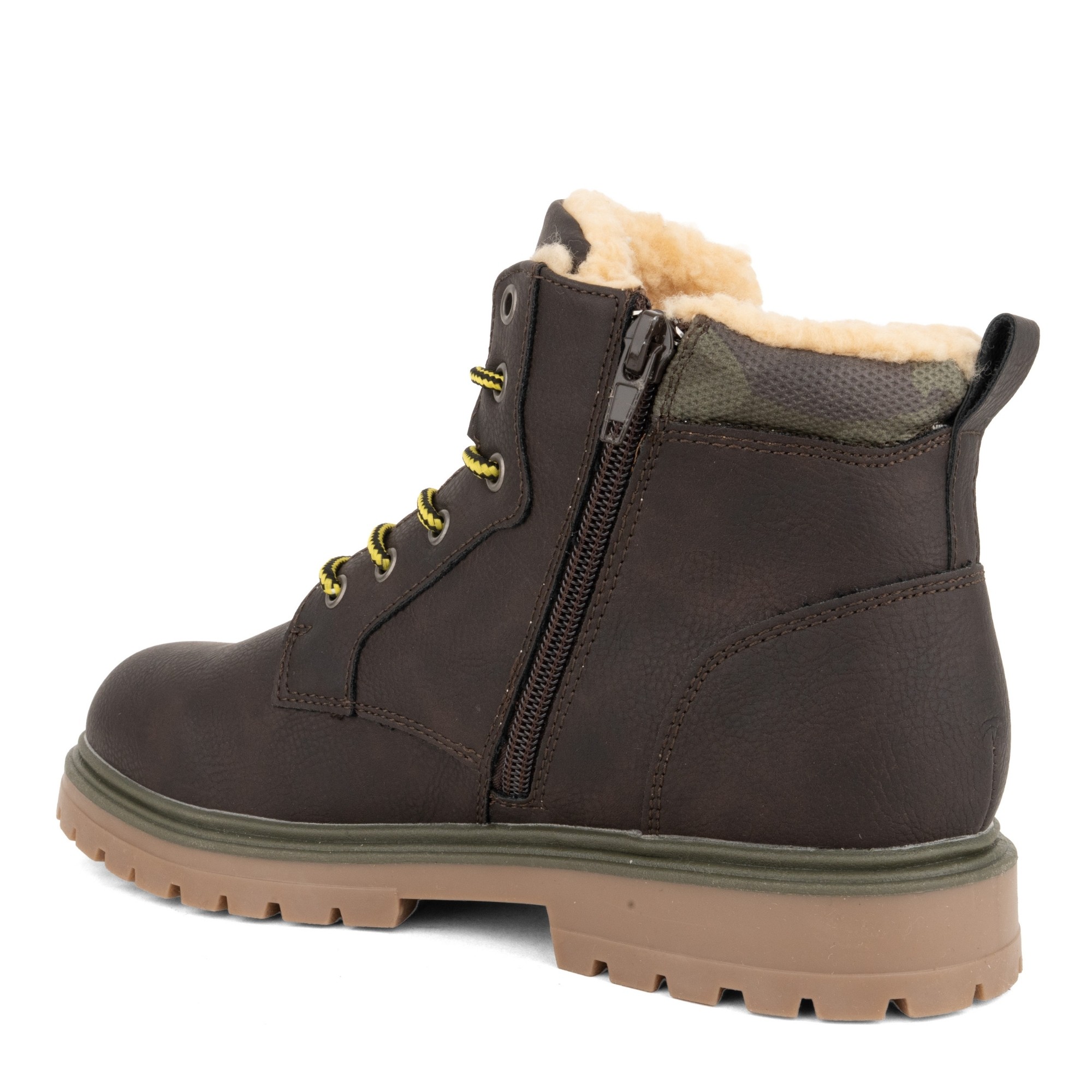 CORTINA Aulinukai berniukams, Ruda, Boys Kids Booties Lace 3