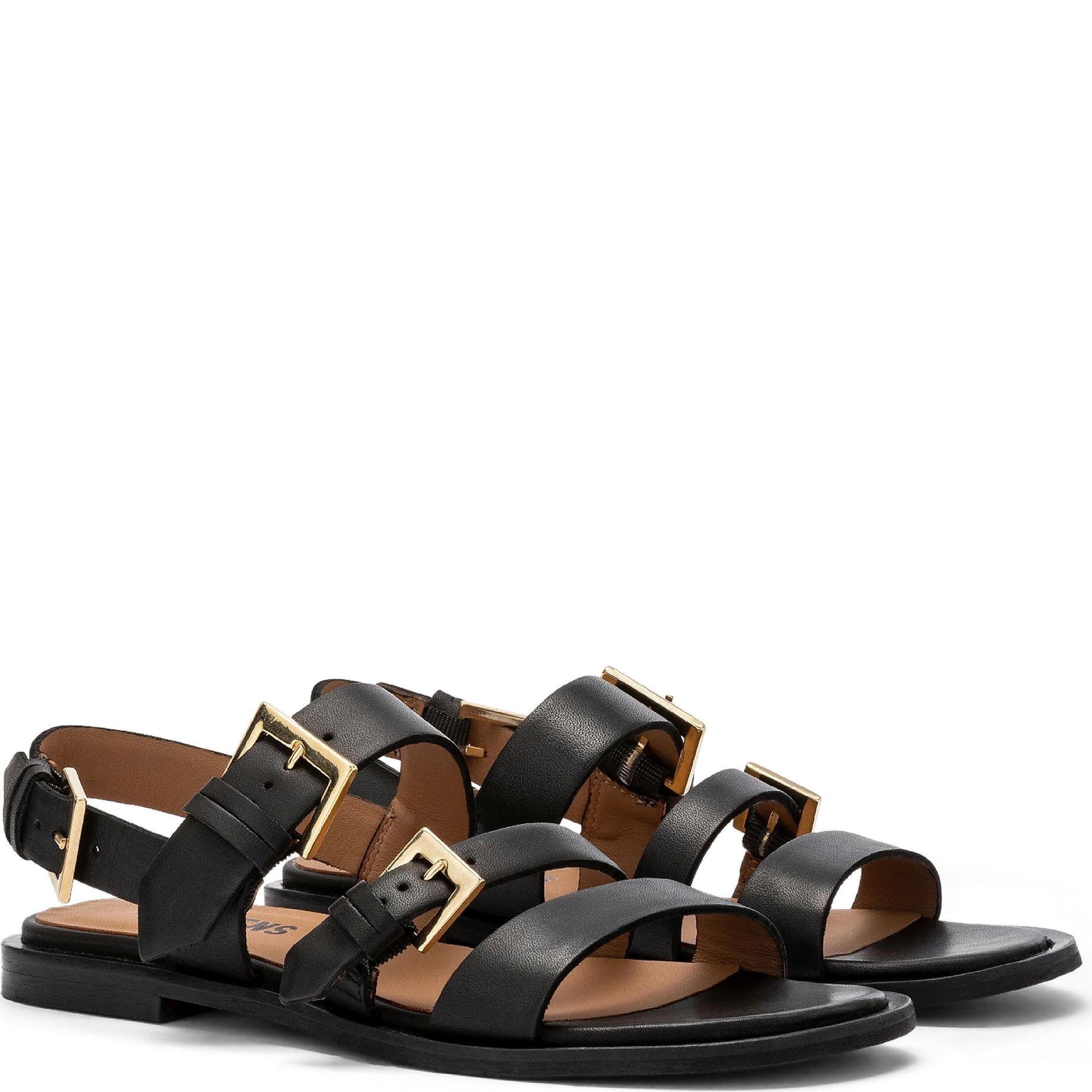 CARMENS Basutės moterims, Juoda, Etoile sandals 1