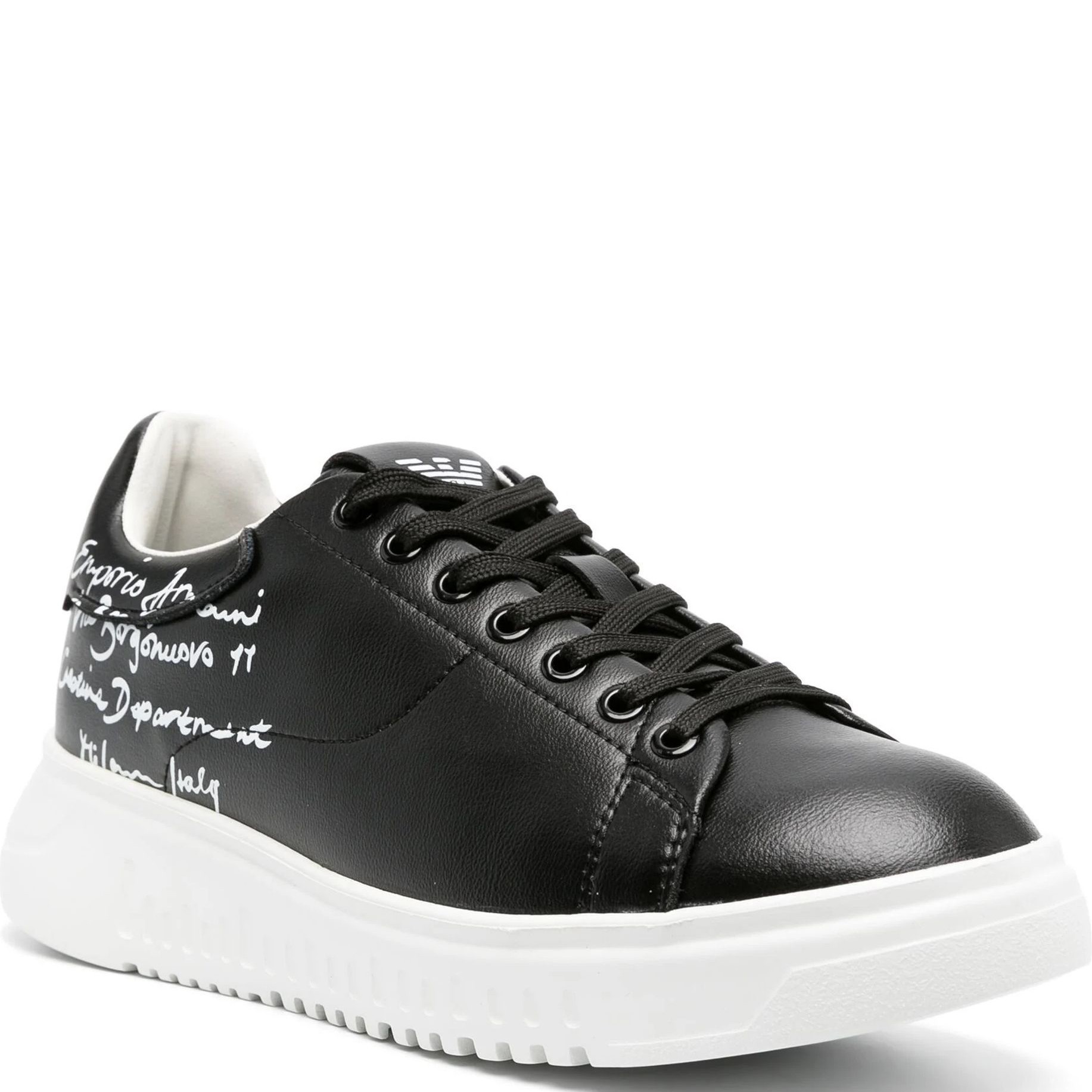 EMPORIO ARMANI Sportiniai bateliai moterims, Juoda, Sneaker 2