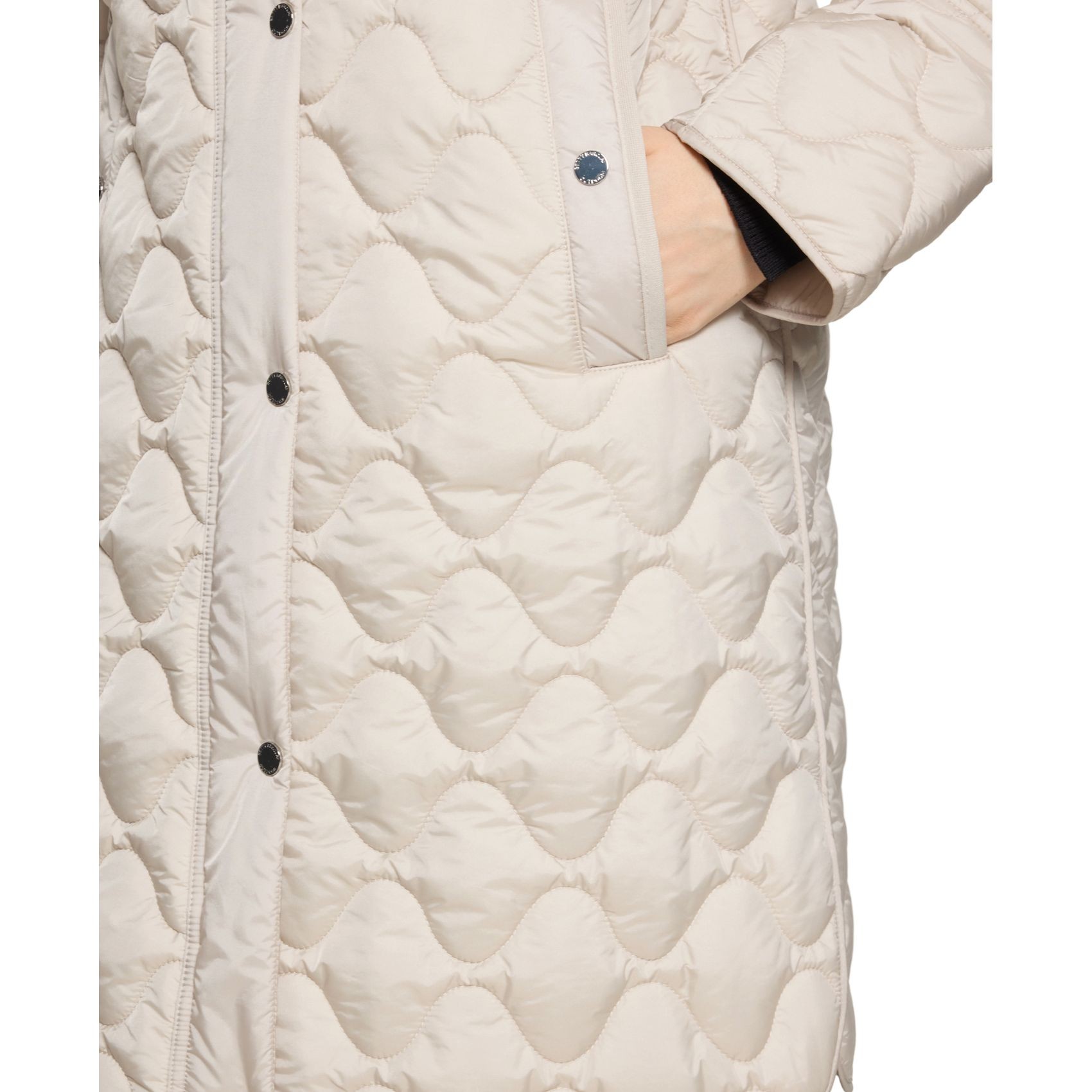BETTY BARCLAY Striukė moterims, Pilka, Quilted Jacket 4