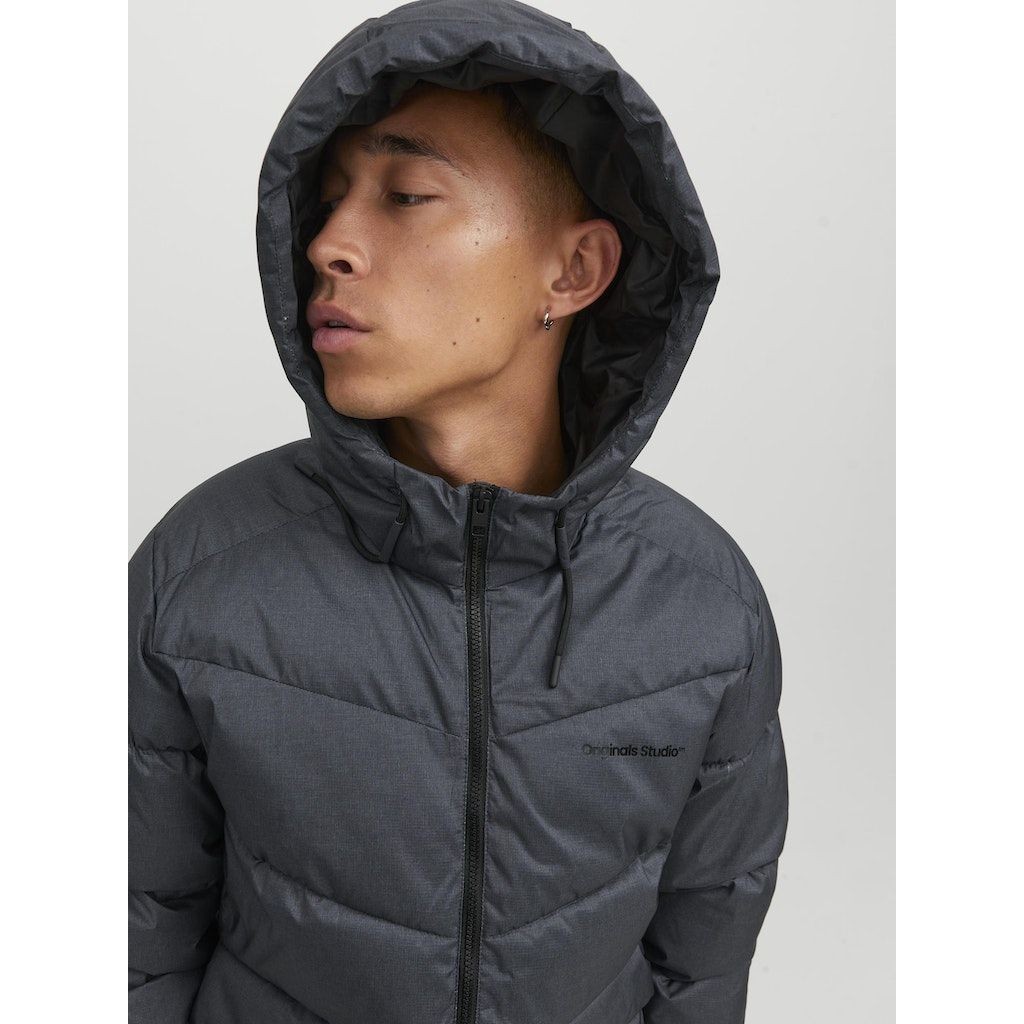 JACK & JONES Striukė vyrams, Pilka, JORVESTERBRO PUFFER 5