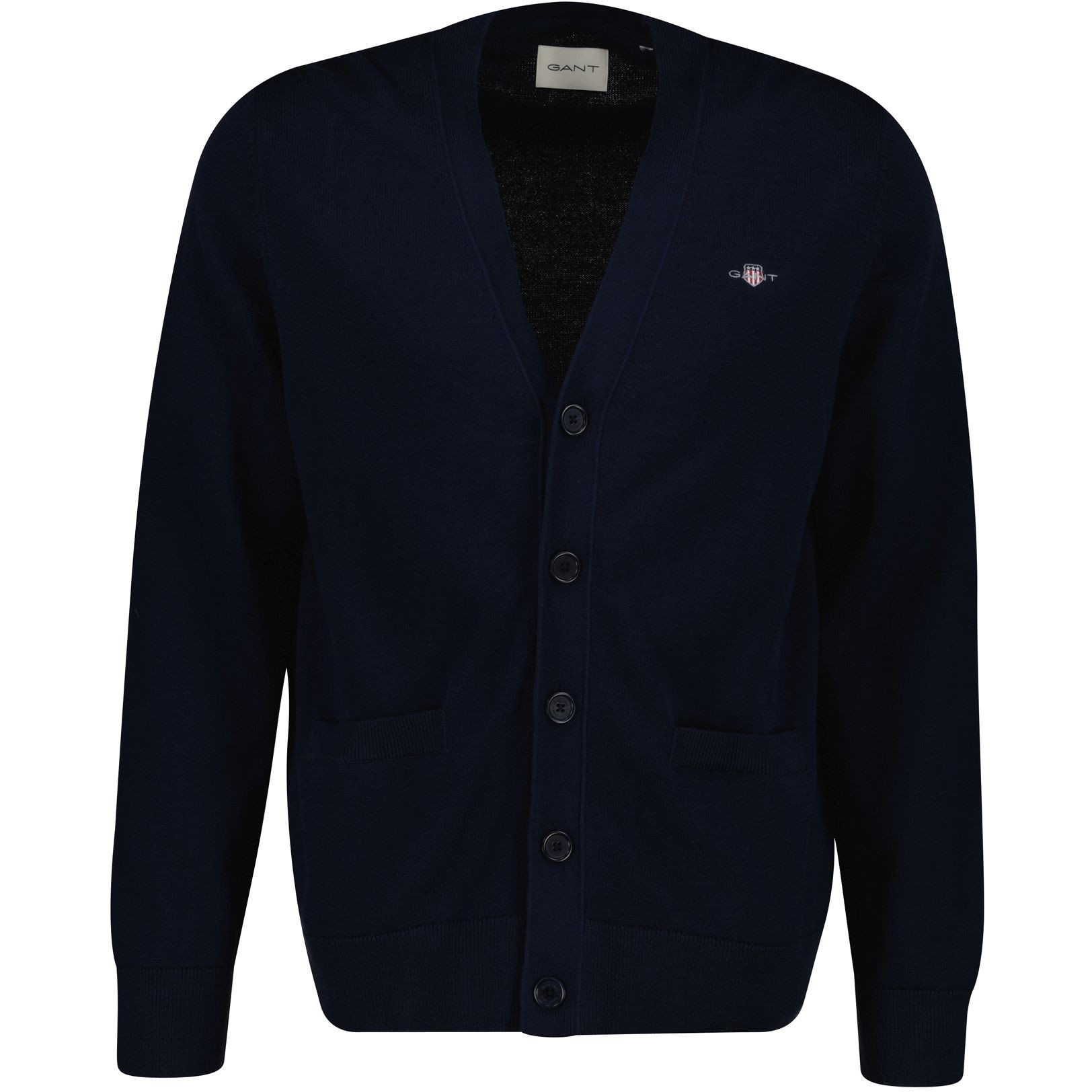 GANT Kardiganas vyrams, Mėlyna, casual cotton cardigan 1