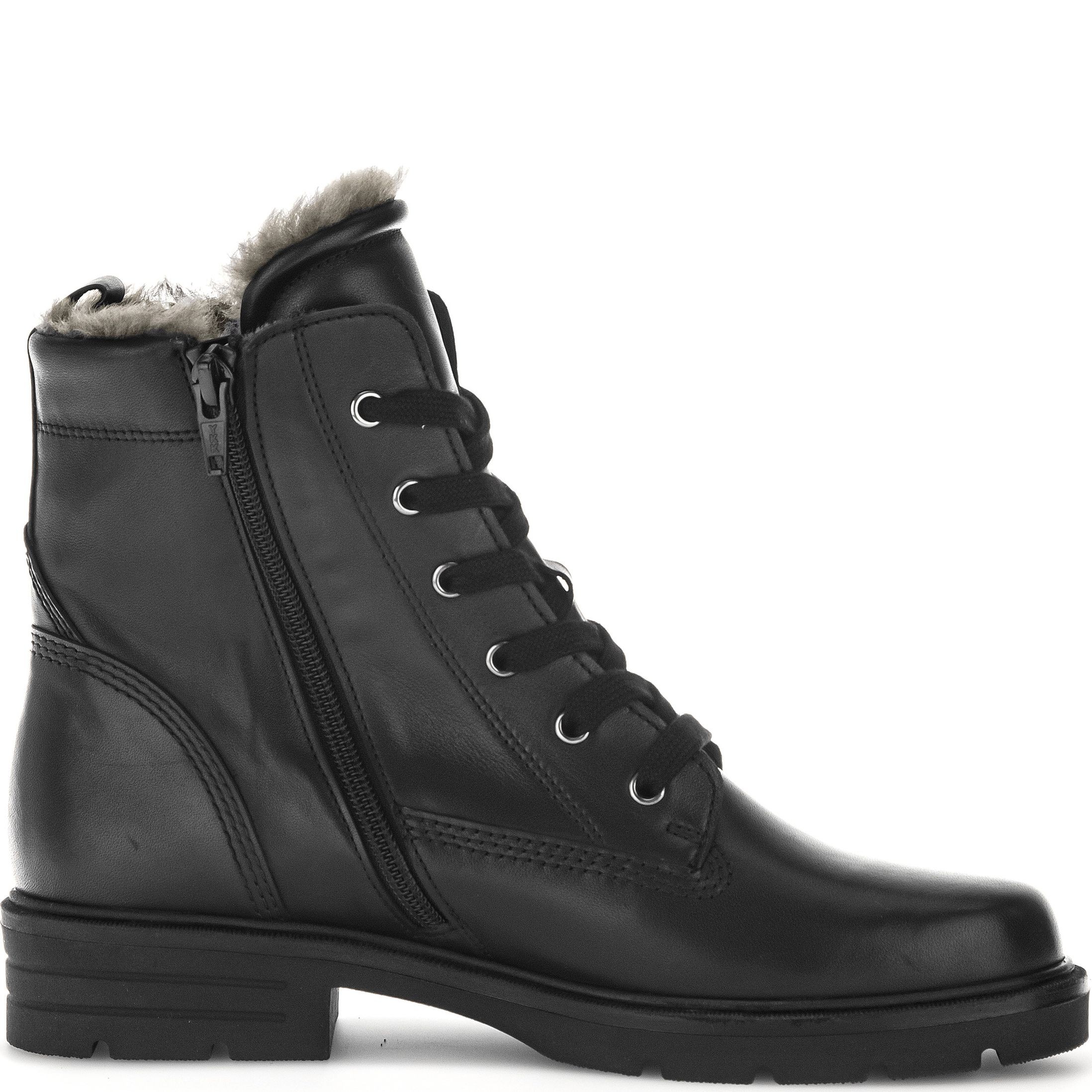GABOR Pašiltinti aulinukai moterims, Juoda, Wm booties 2