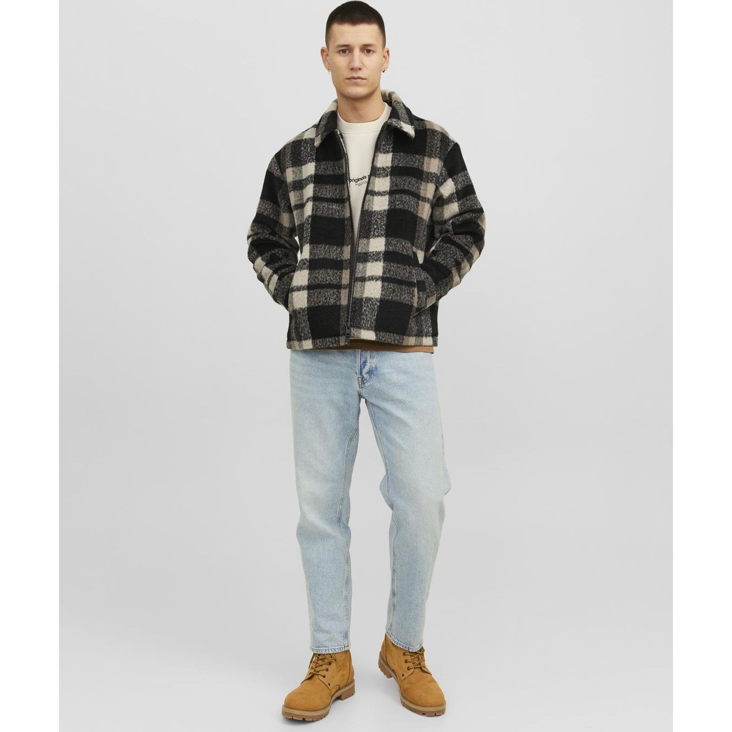 JACK & JONES Striukė vyrams, Ruda, JORCOLE JACKET LN 4