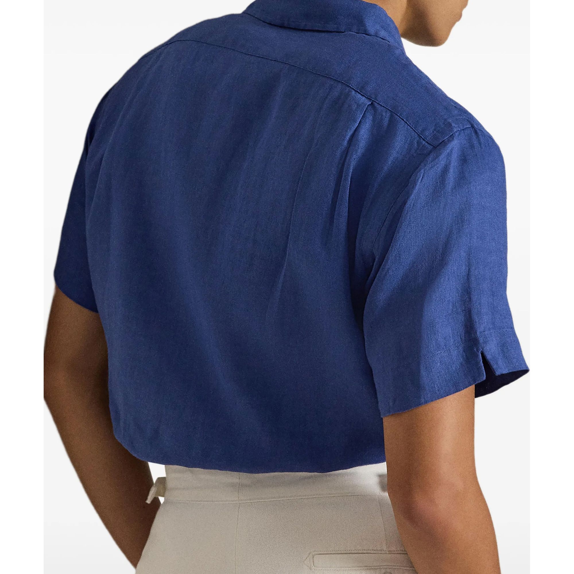 POLO RALPH LAUREN Marškiniai trump. rankovėmis vyrams, Mėlyna, Short sleeve-sport shirt 4