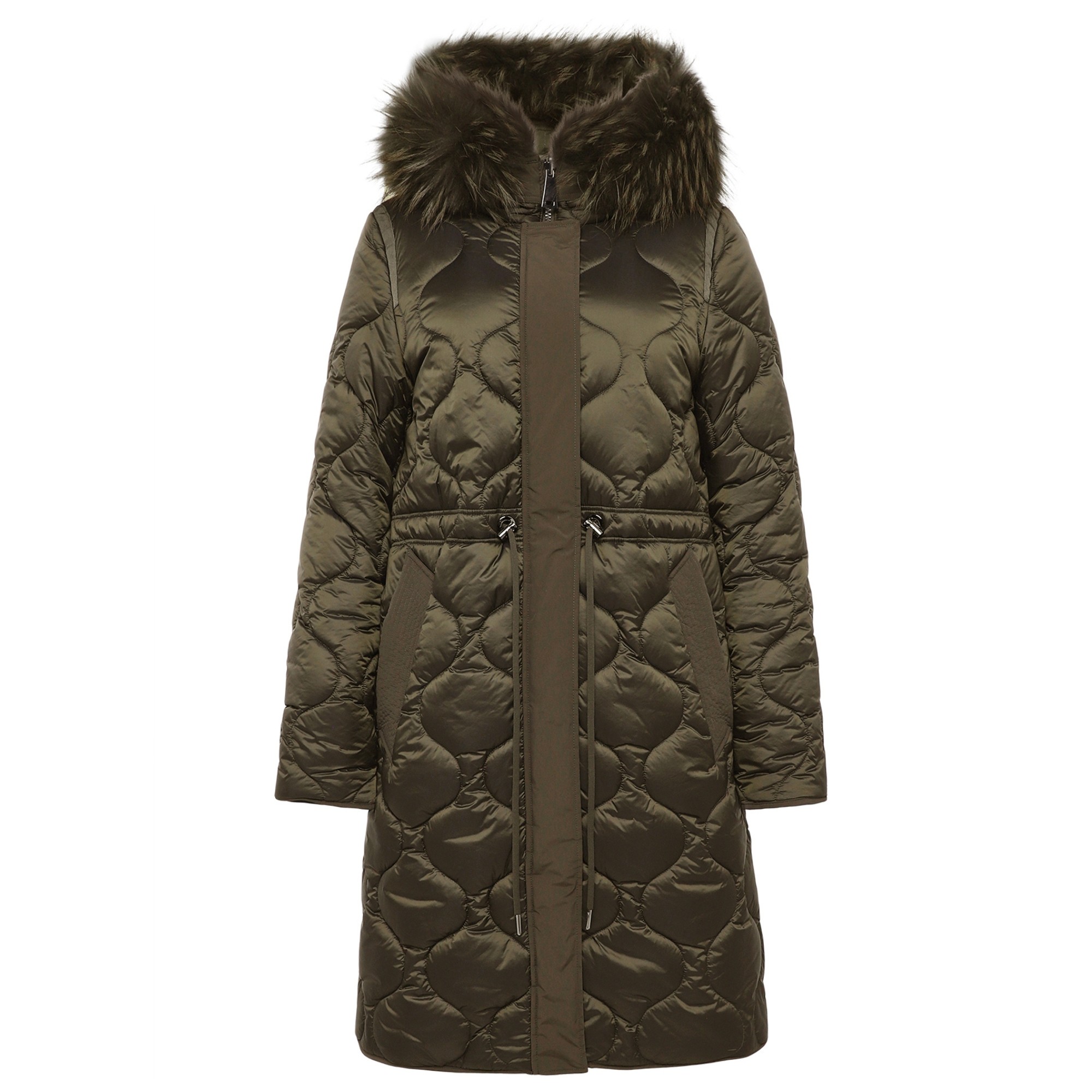 BETTY BARCLAY Striukė moterims, Žalia, Quilted Jacket 1