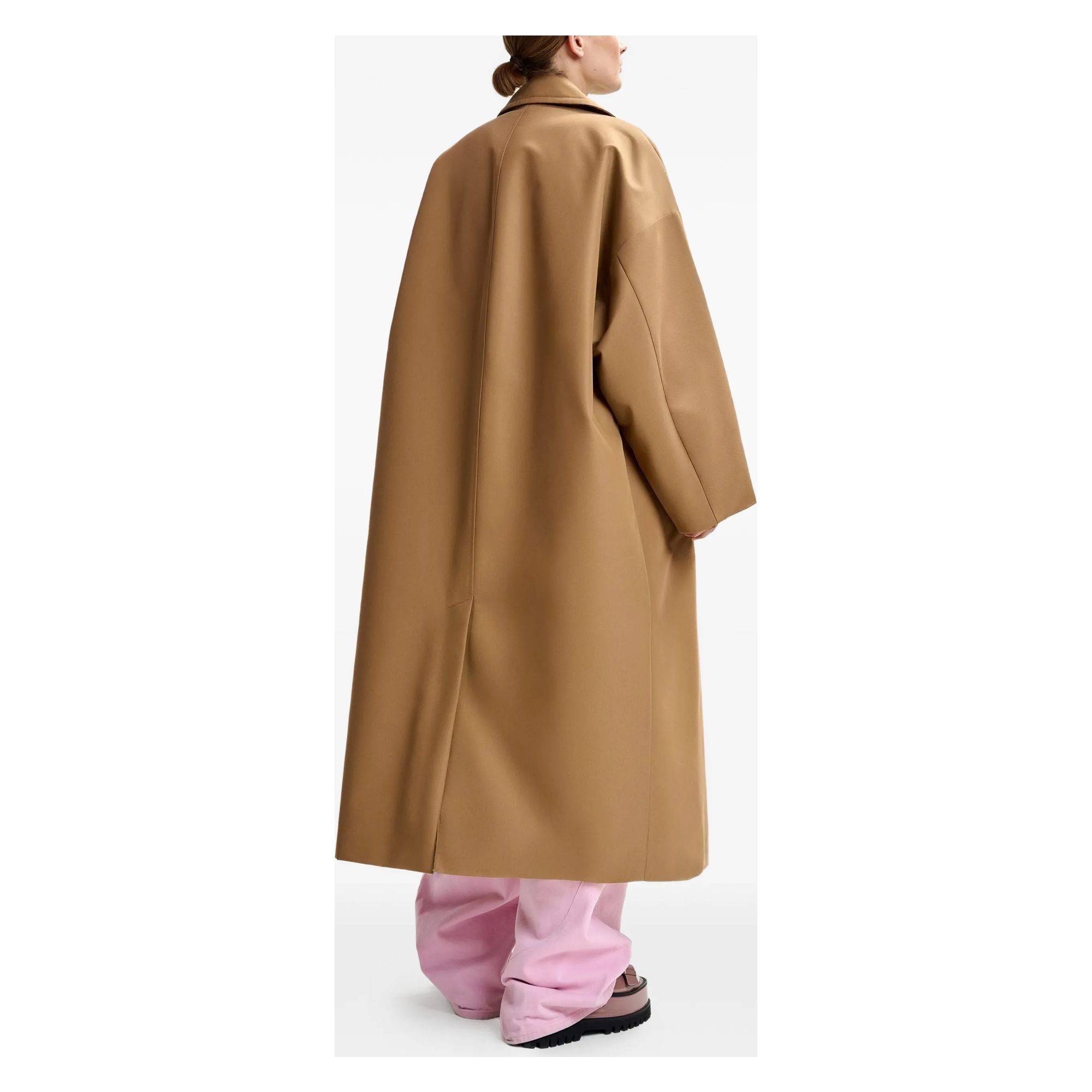 ESSENTIEL ANTWERP Lietpaltis moterims, Ruda, 1 oversized trench coat 4