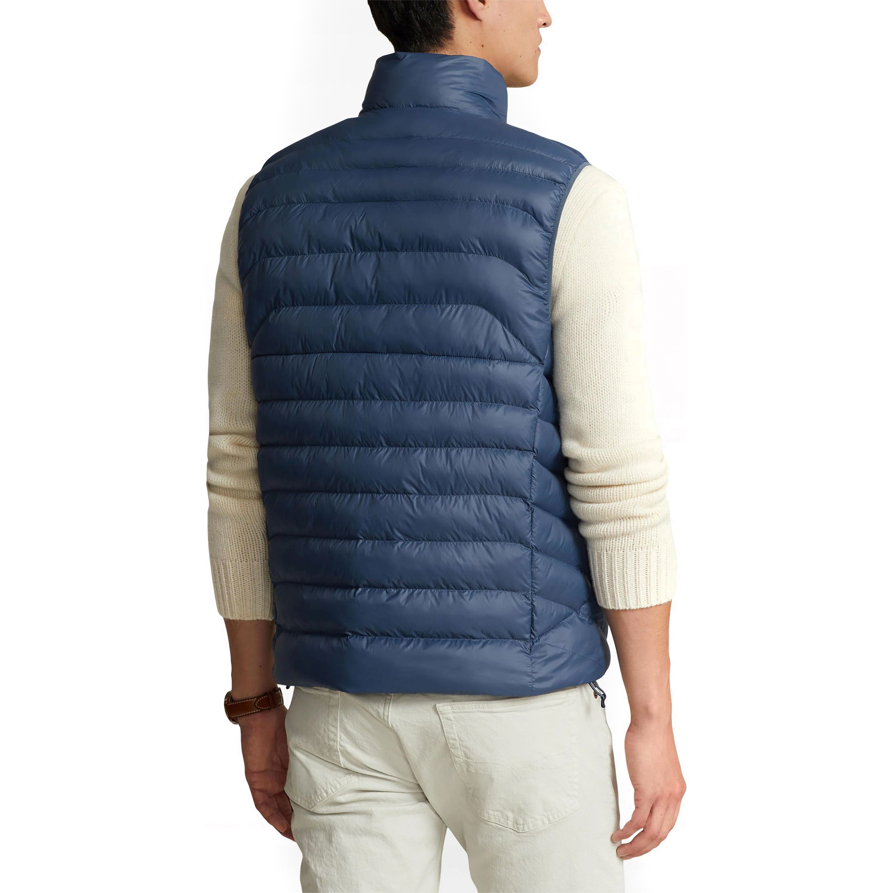 POLO RALPH LAUREN Pūkinė liemenė vyrams, Mėlyna, Recycled nylon terra vest 3
