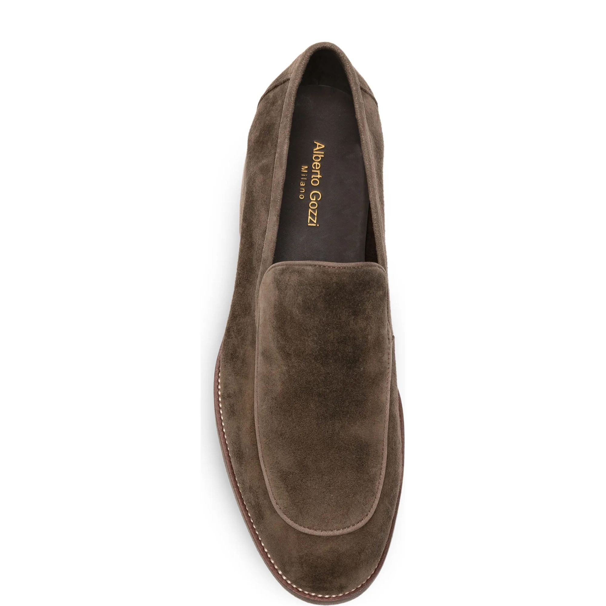 ALBERTO GOZZI Loaferiai vyrams, Ruda, Loafers 4