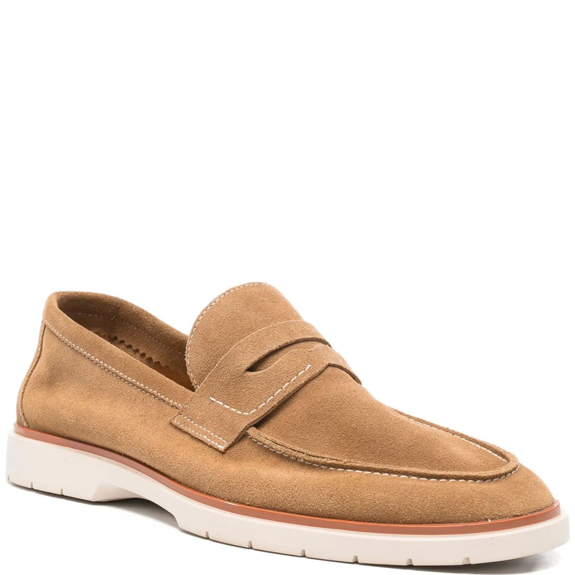 SERGIO MORETTI Loaferiai vyrams, Ruda, Loafers, 25SS 1