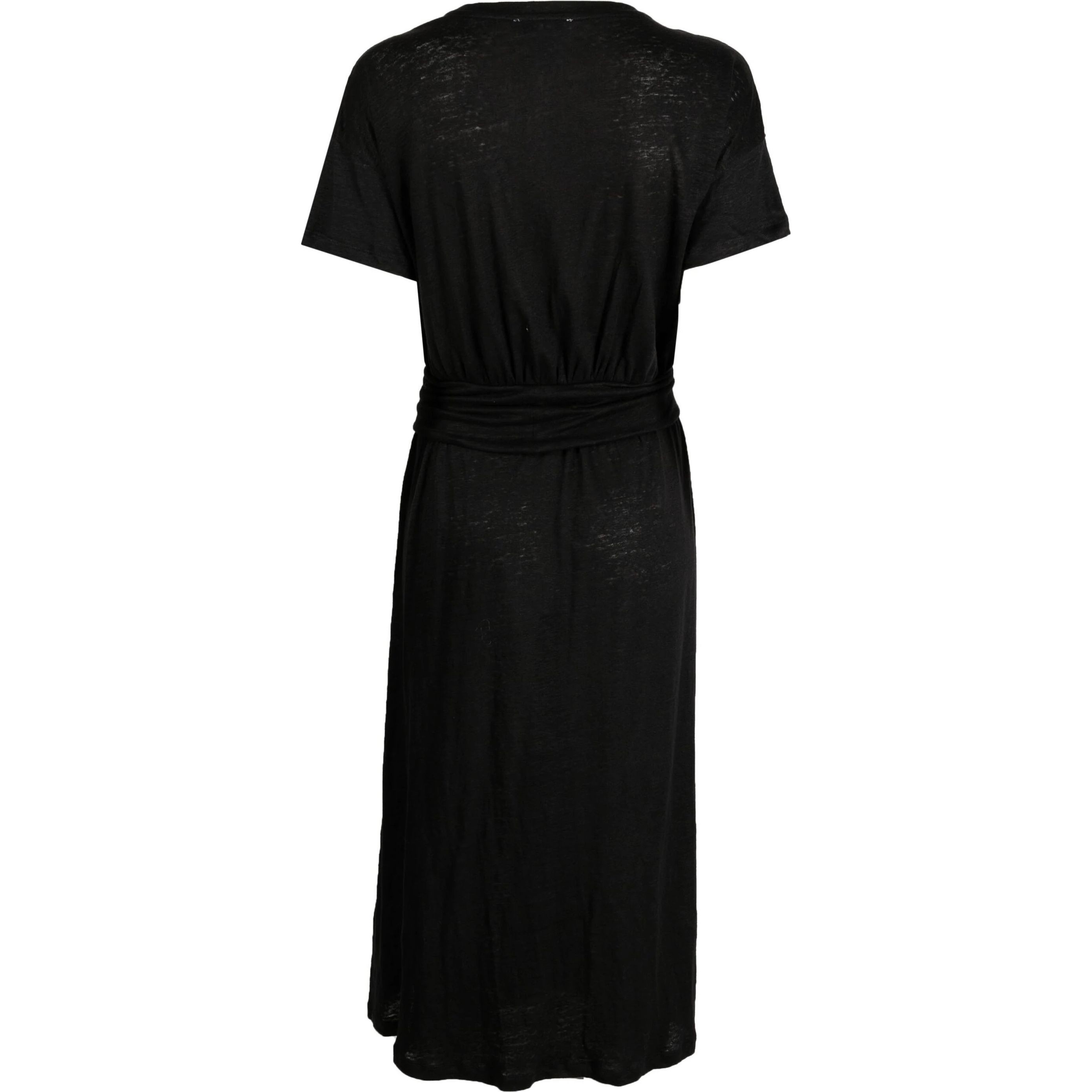 DKNY Palaidinės moterims, Juoda, S/s tie waist front 2