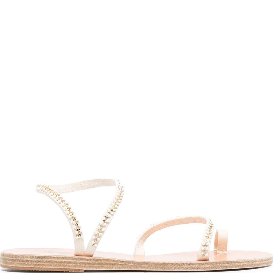 ANCIENT GREEK SANDAL Basutės moterims, Balta, Apli eleftheria sandals sandal 1