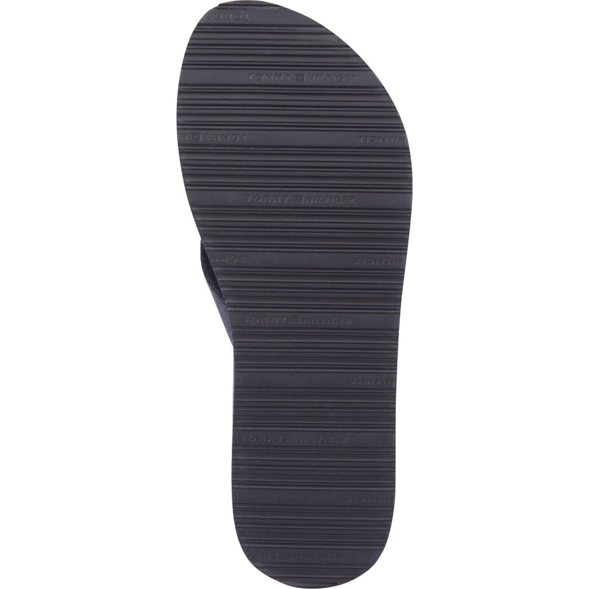 TOMMY HILFIGER Pliažo šlepetės per pirštą moterims, Mėlyna, Emblem beach sandal 5