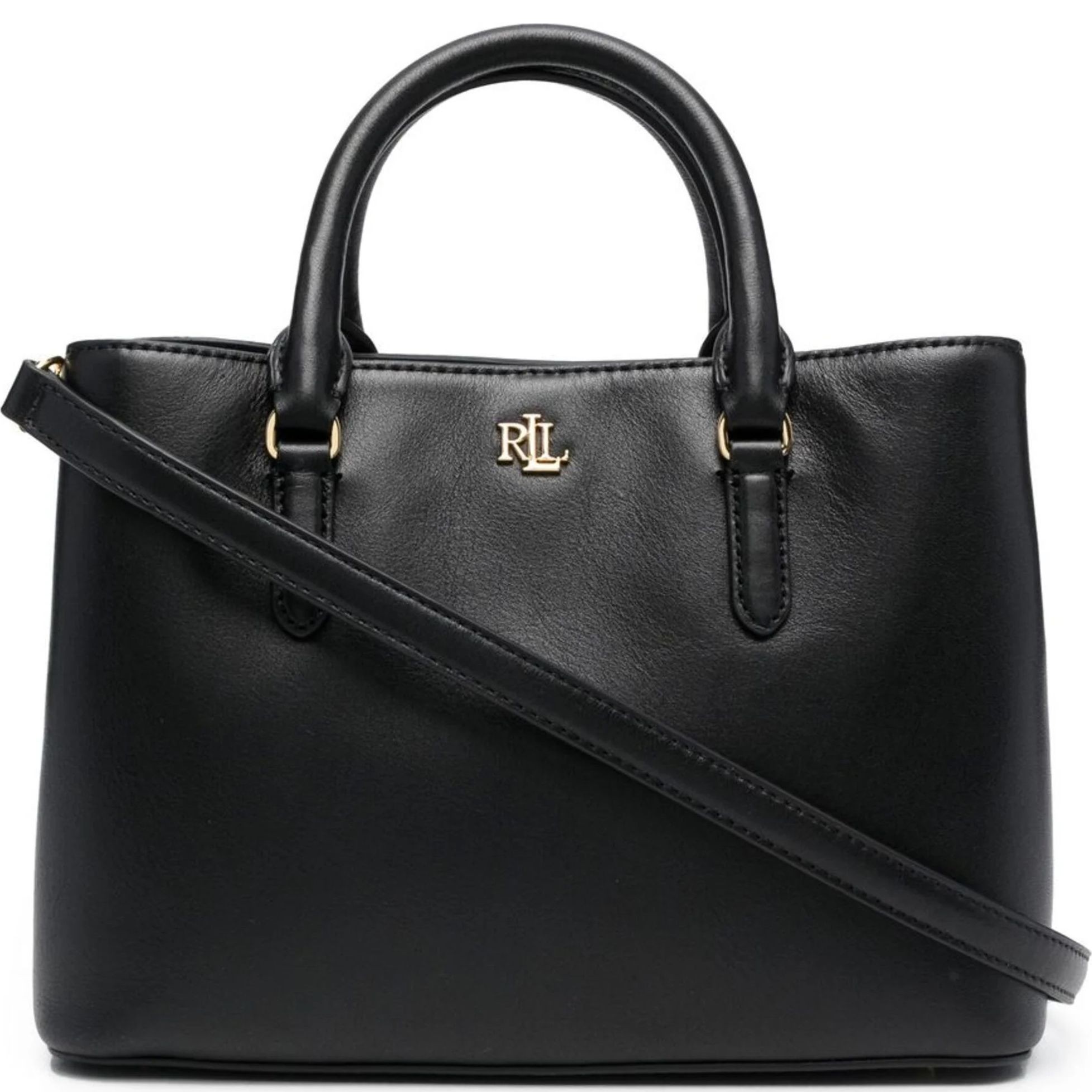 LAUREN RALPH LAUREN Pirkinių krepšys moterims, Juoda, Mary medium satchel bag 1