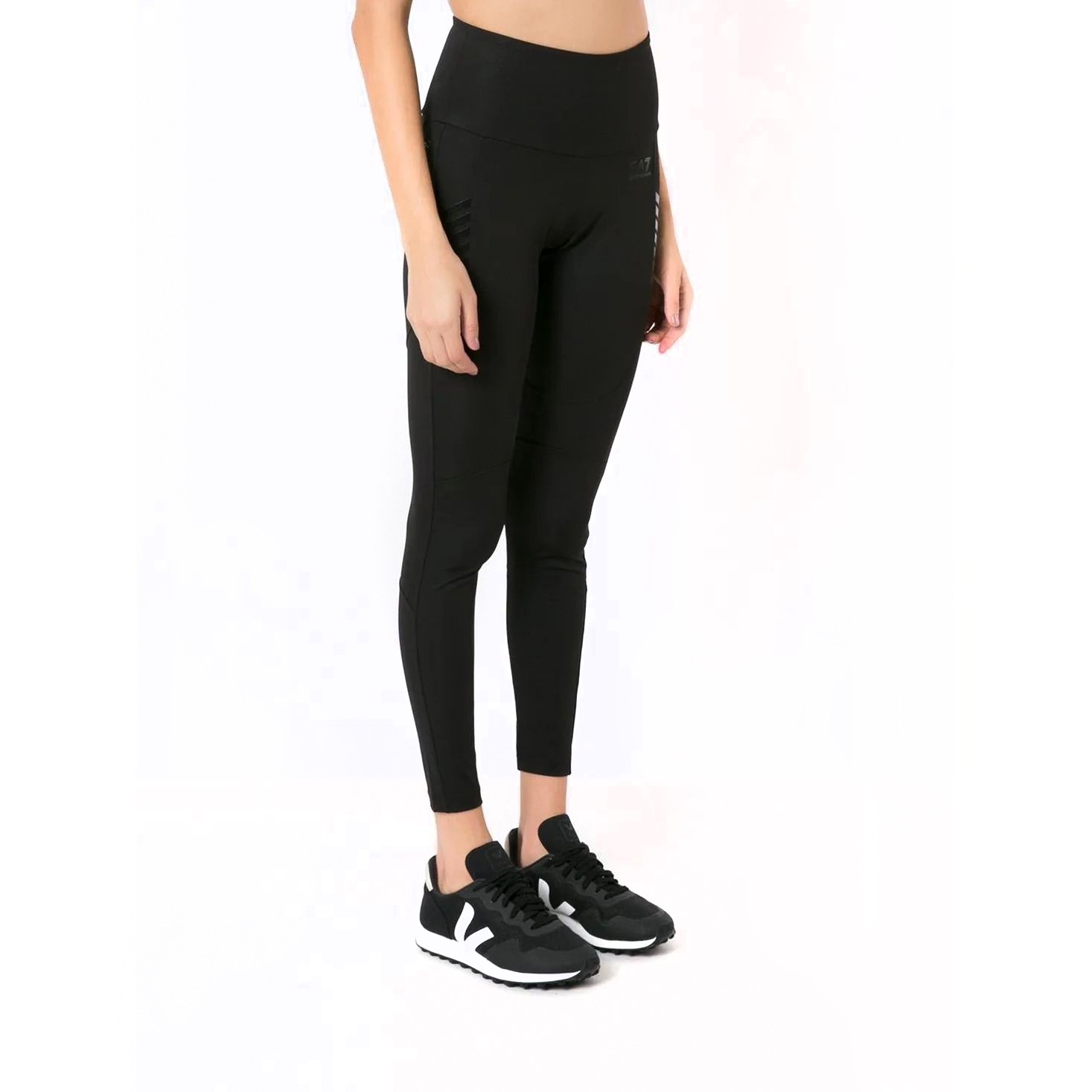 EA7 Tamprės moterims, Juoda, Leggings 2