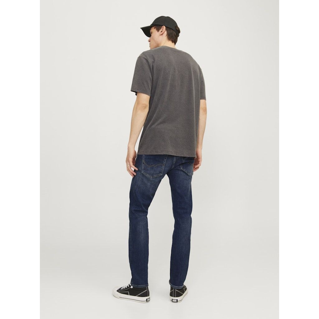 JACK & JONES Aptempti džinsai vyrams, Mėlyna, Mike original 4
