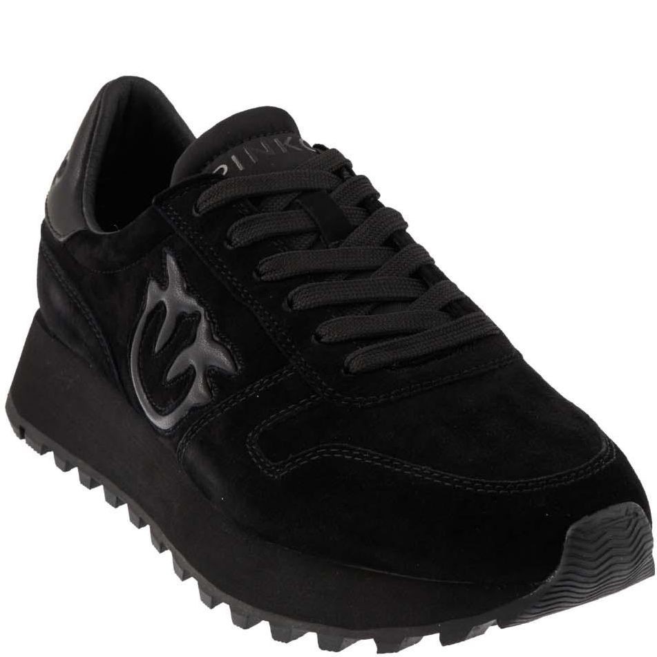 PINKO Laisvalaikio bateliai moterims, Juoda, Los angeles sneaker suede 1
