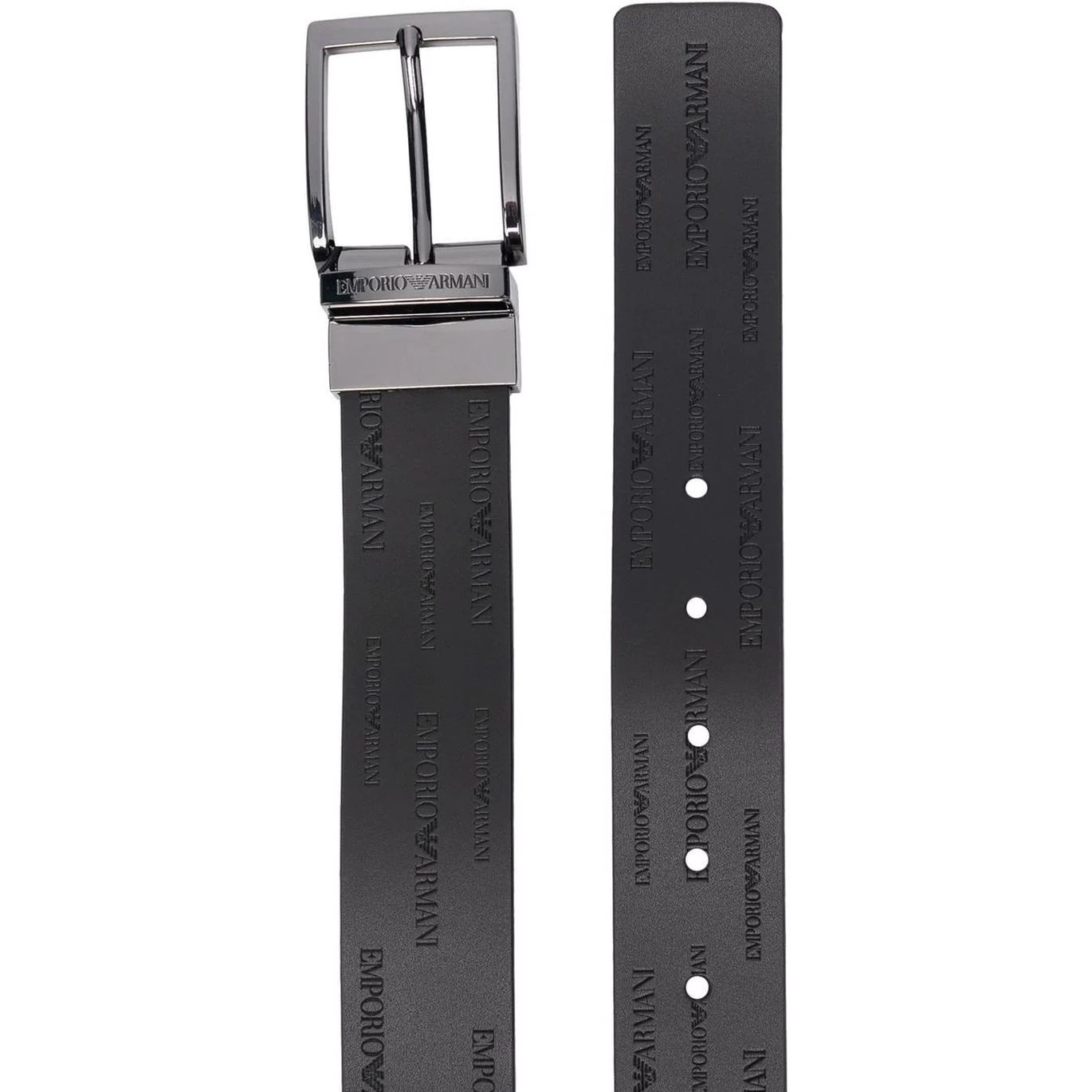 EMPORIO ARMANI Diržas vyrams, Juoda, Fashion belt 2