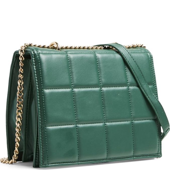 PIECES Rankinė per petį moterims, Žalia, PCNECKS SHOULDER BAG 1