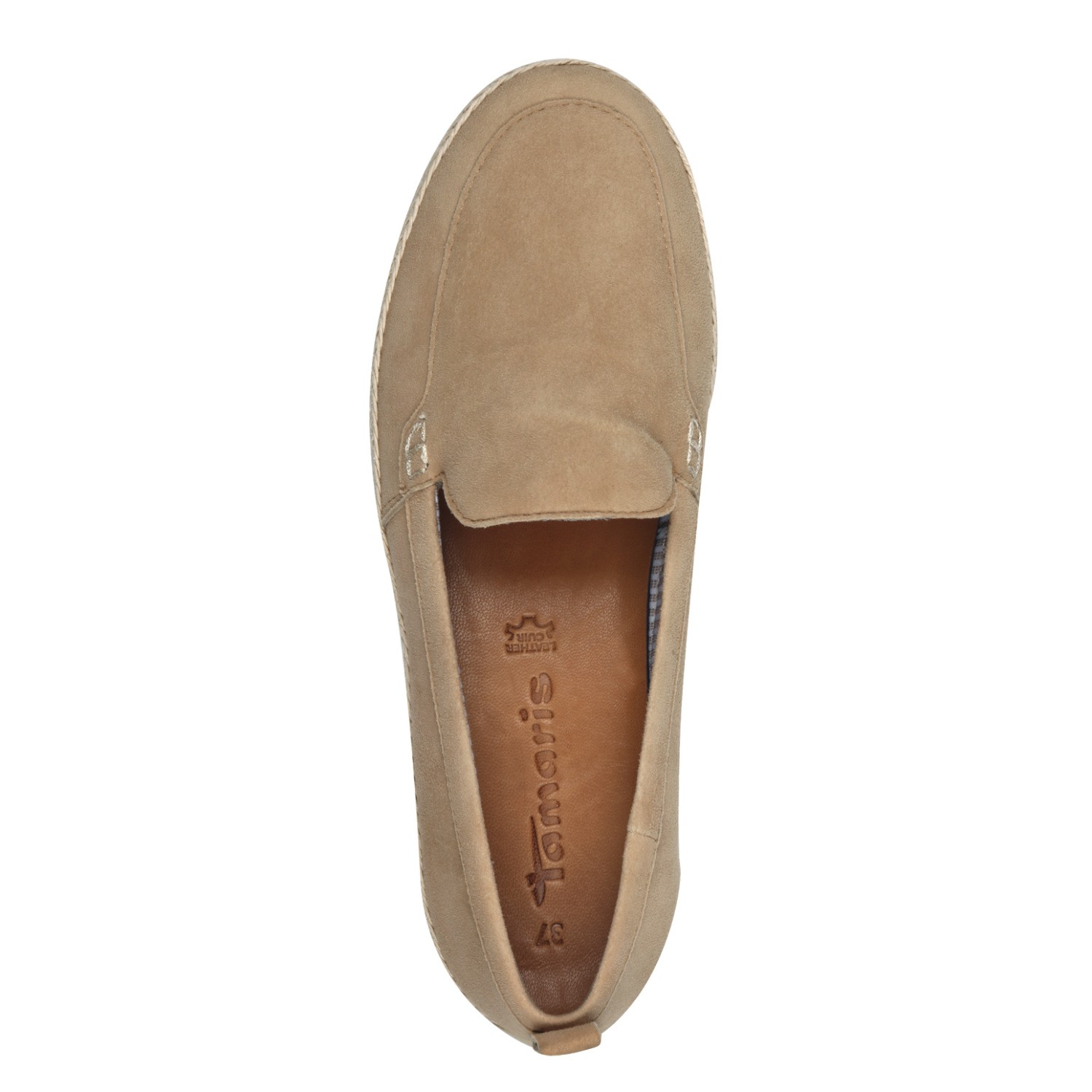 TAMARIS Mokasinai moterims, Smėlio, Mocasins 5
