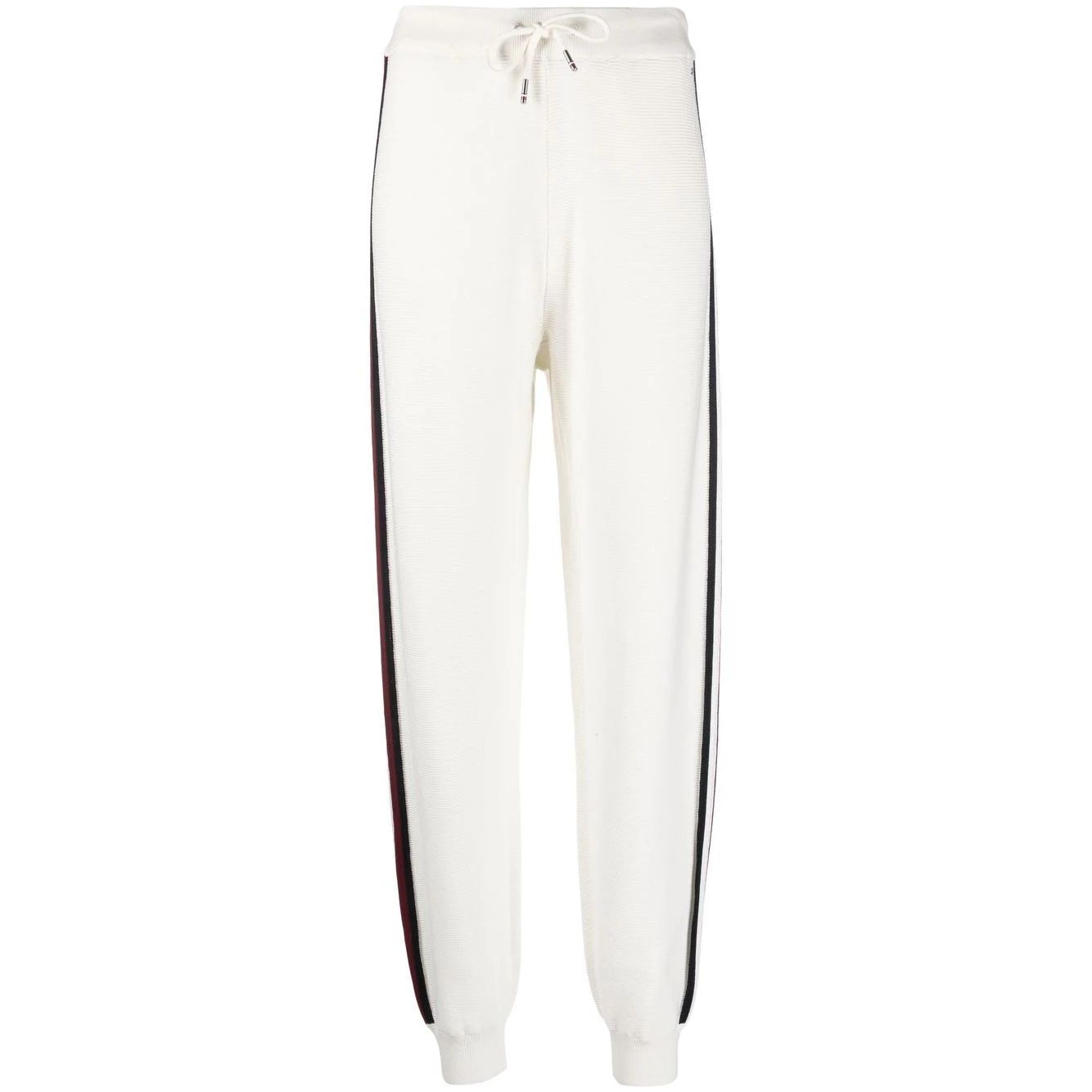 TOMMY HILFIGER Sportinės kelnės moterims, Balta, Regular global jogger pant 1