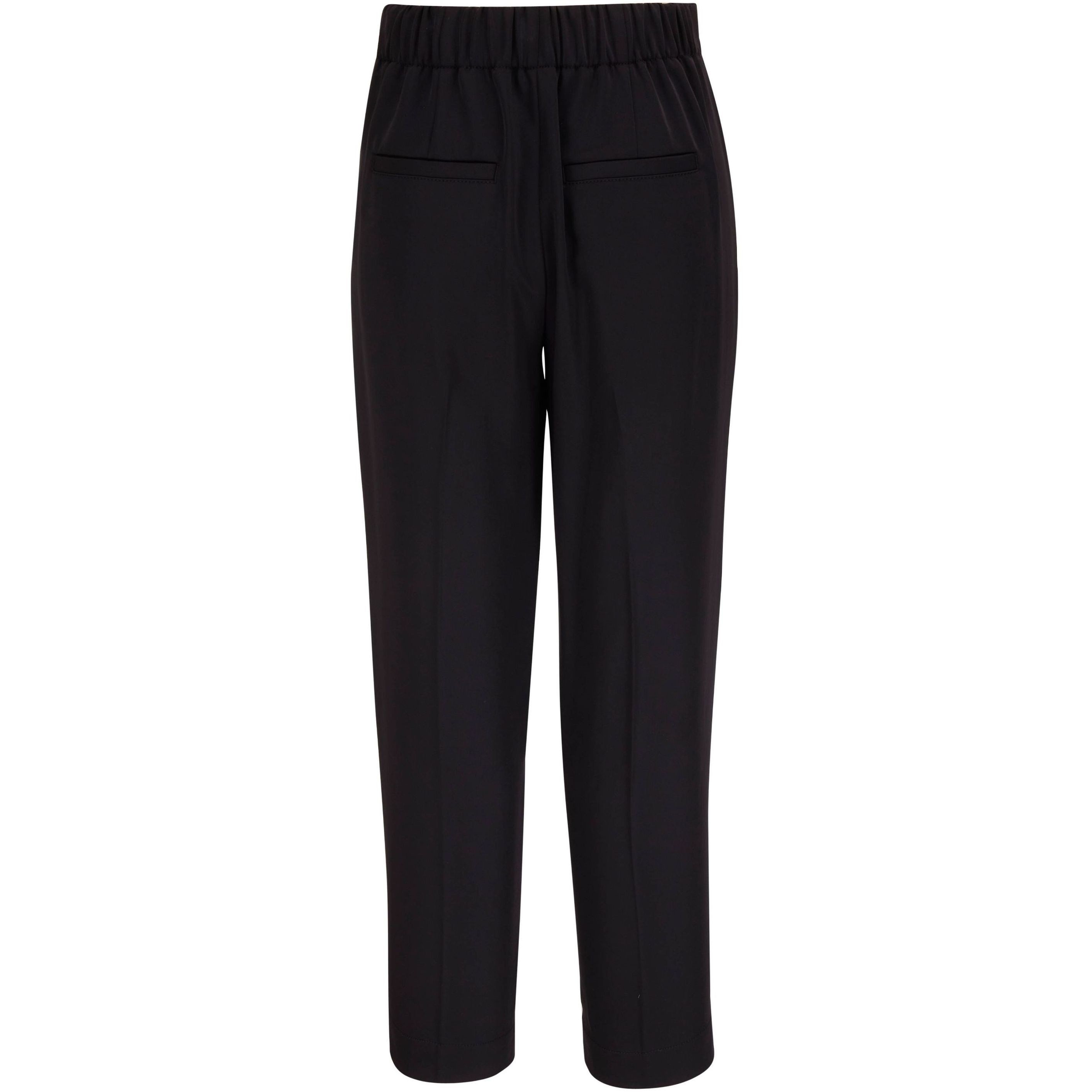 VINCE Formalios kelnės moterims, Juoda, Tapered pull on pant 2