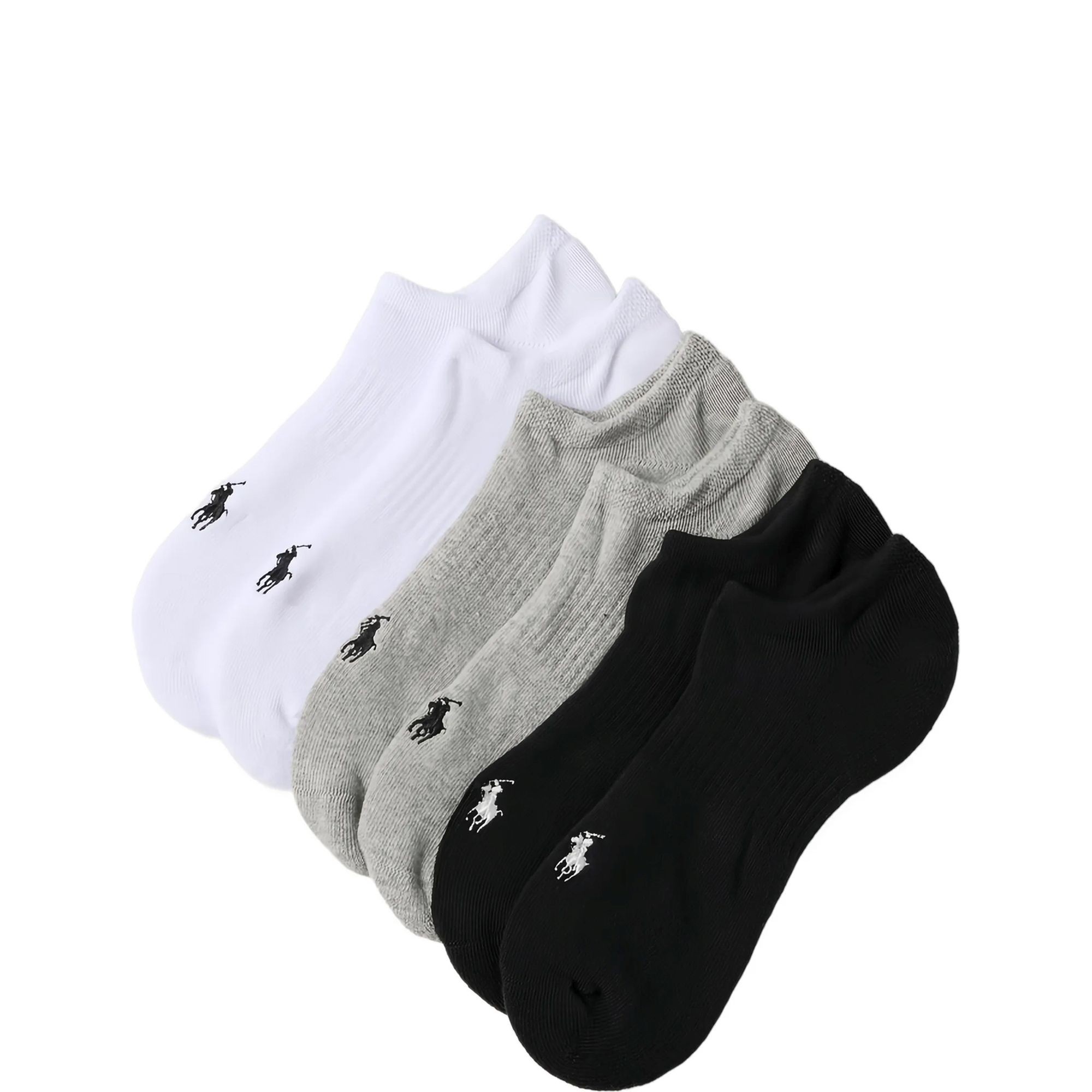 POLO RALPH LAUREN UW Kojinės vyrams, Marga, Perfhigh lin-crew sock-6 pack 1