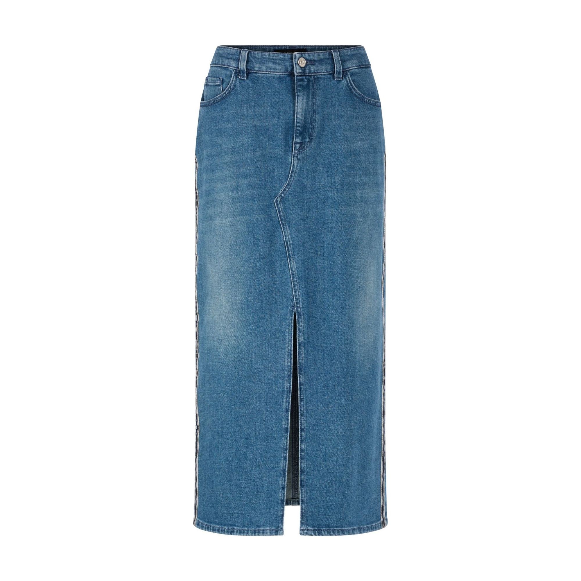 MARC CAIN Midi sijonas moterims, Mėlyna, Skirt 1