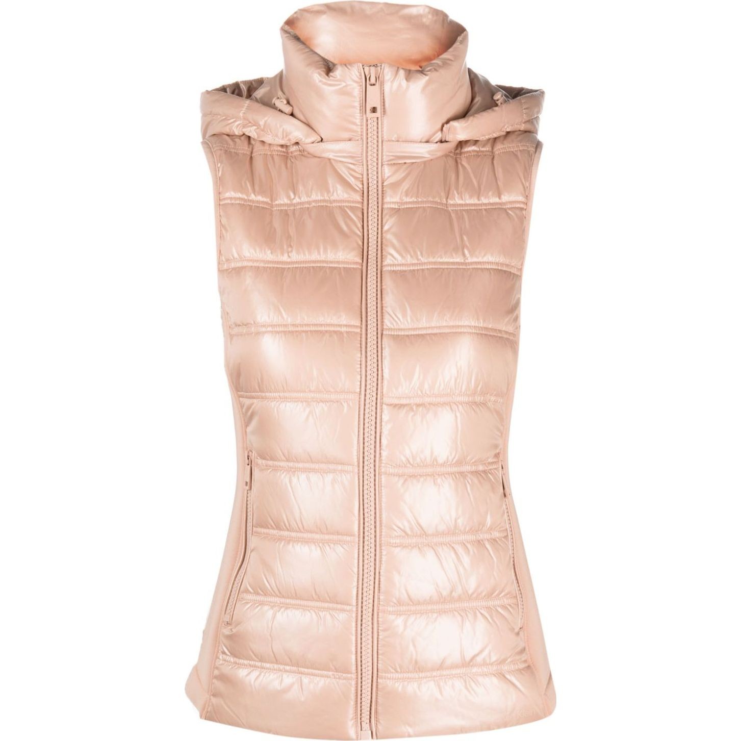 CALVIN KLEIN Pūkinė liemenė moterims, Pilka, Lw padded waisted nylon vest