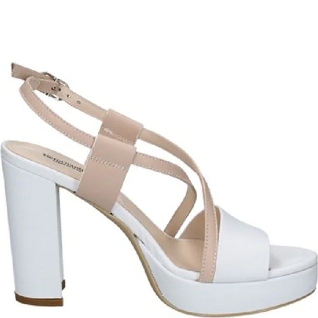 NEROGIARDINI Basutės moterims, Balta, Loira sandals 1