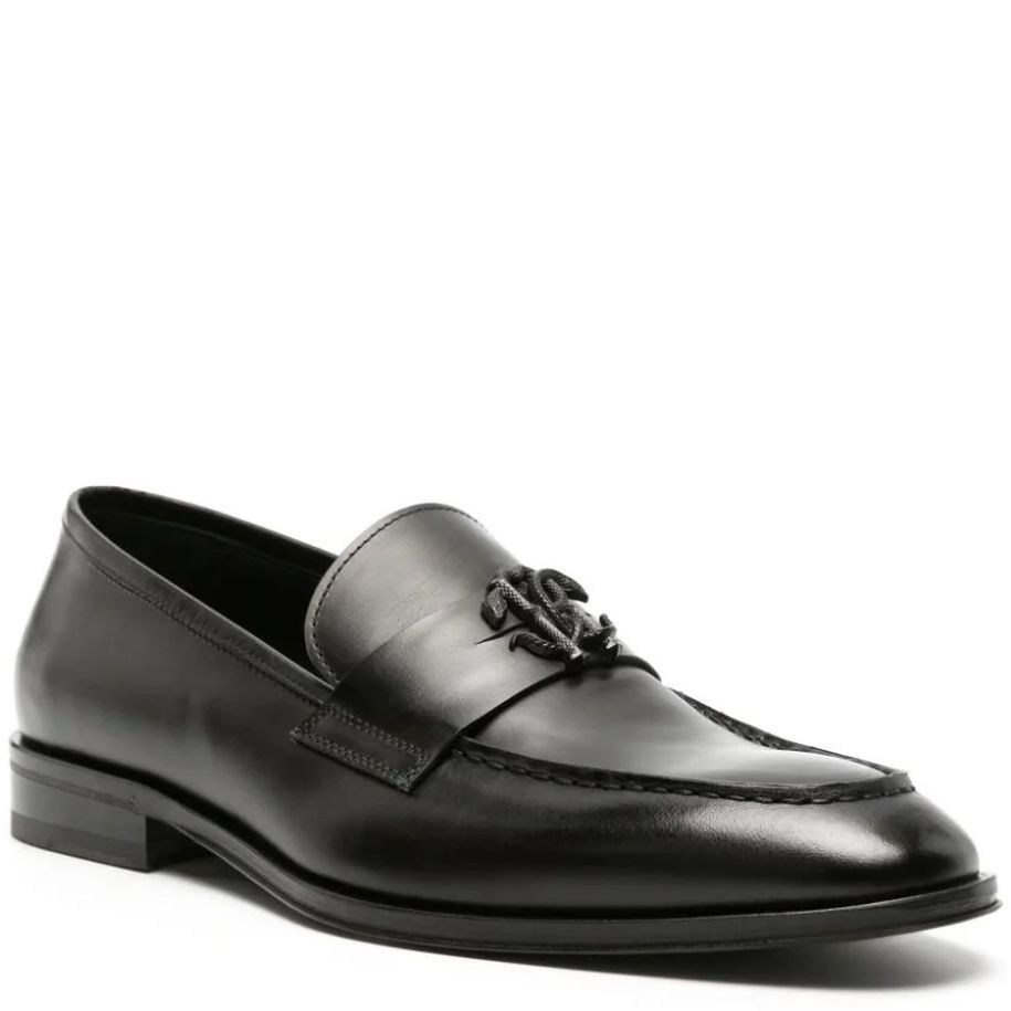 ROBERTO CAVALLI Loaferiai vyrams, Juoda, Loafers 1