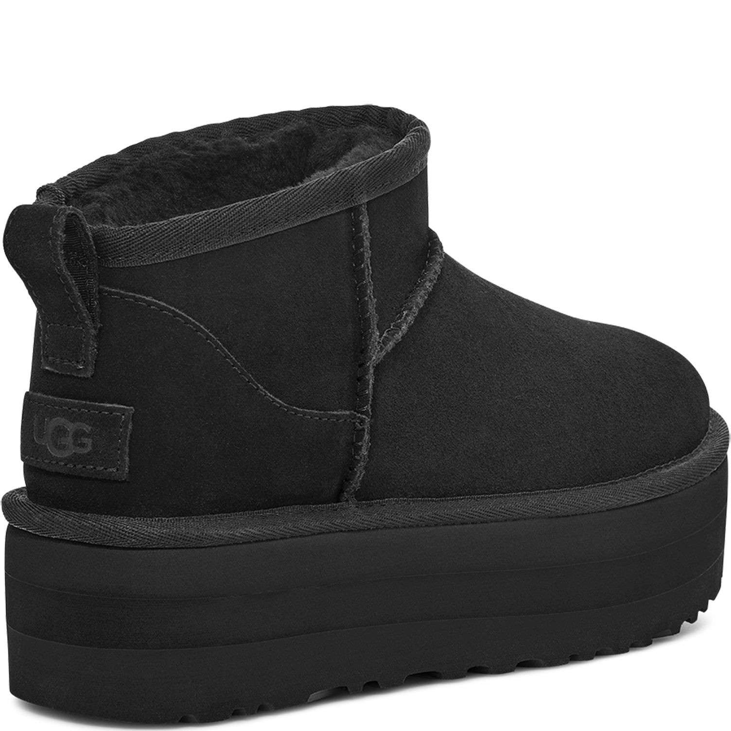 UGG Aulinukai moterims, Juoda, Classic Ultra Mini booties 4