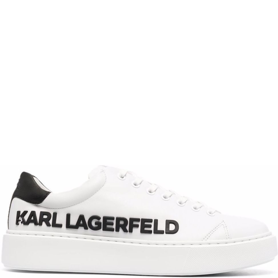 KARL LAGERFELD Sportiniai bateliai vyrams, Balta, Maxi kup karl sneakers 1