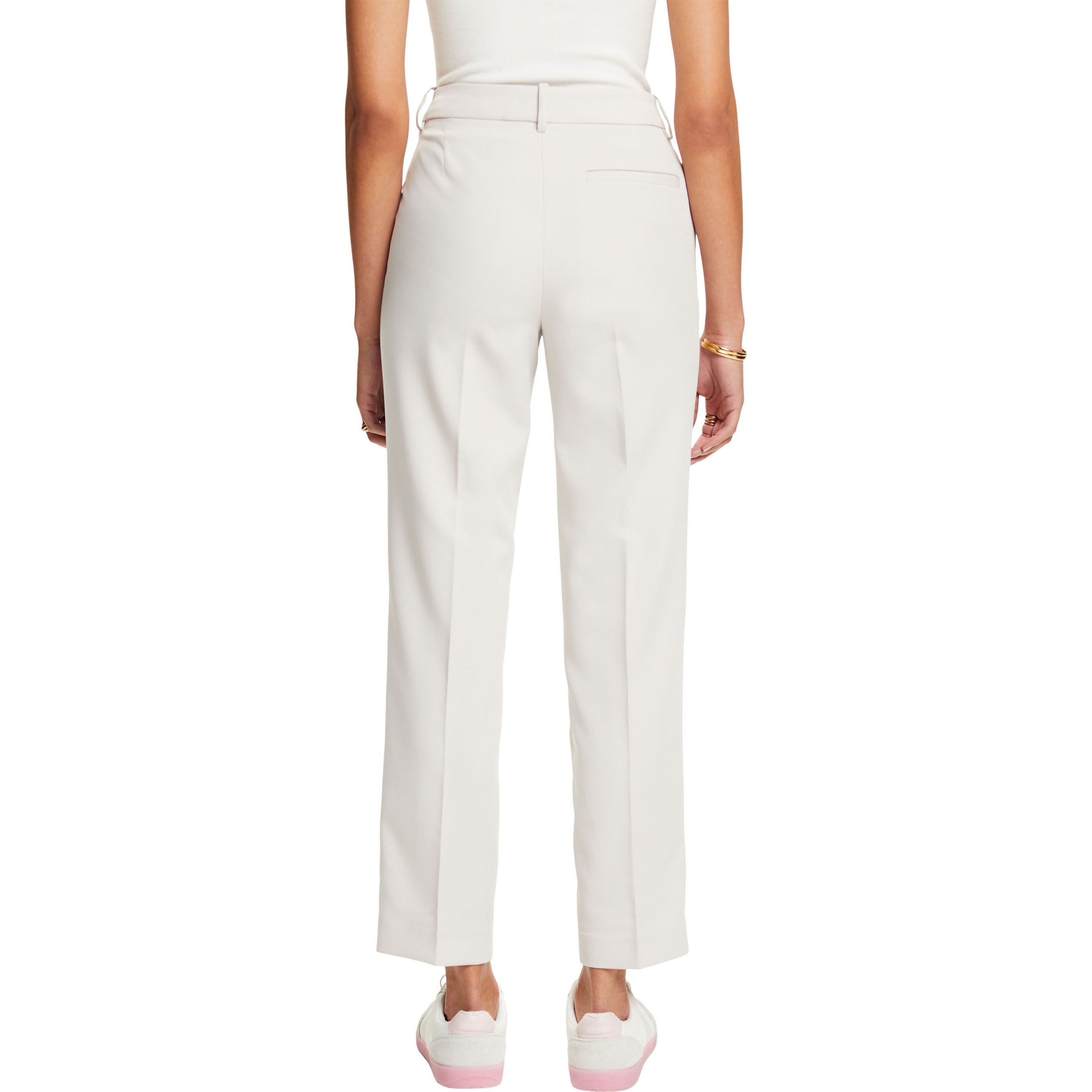 ESPRIT Kelnės moterims, Smėlio, F low straight 3
