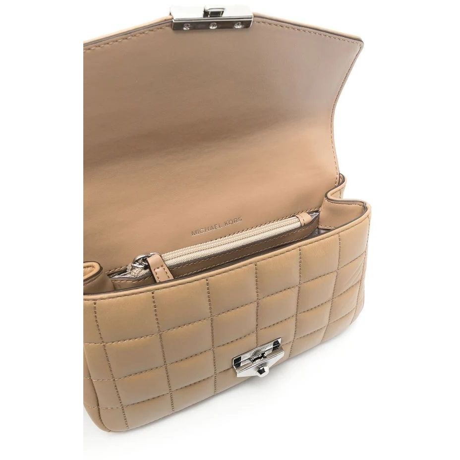 MICHAEL KORS Rankinė per petį moterims, Ruda, SM chain shoulder bag 4