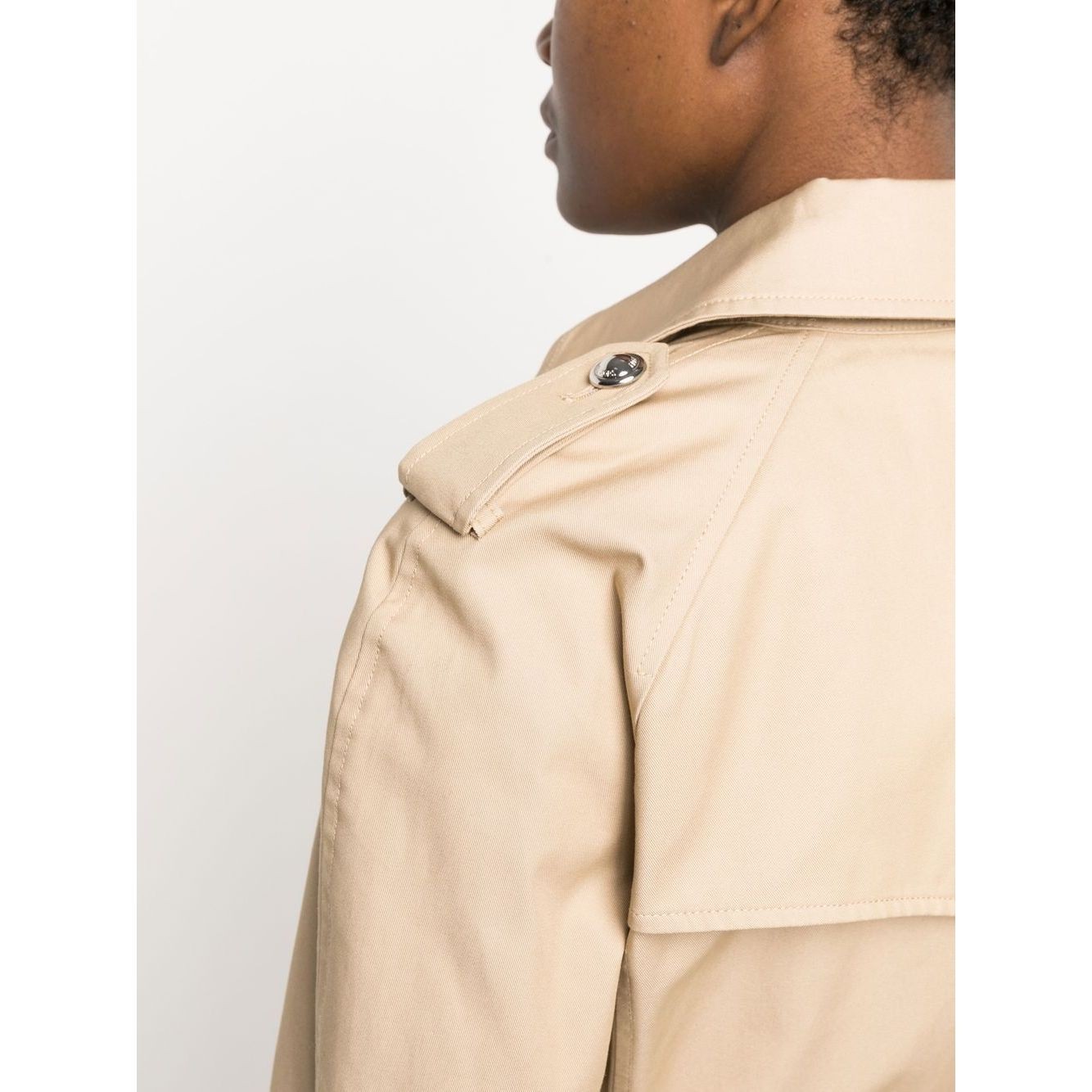 MICHAEL KORS Lietpaltis moterims, Ruda, Cotton trench 4