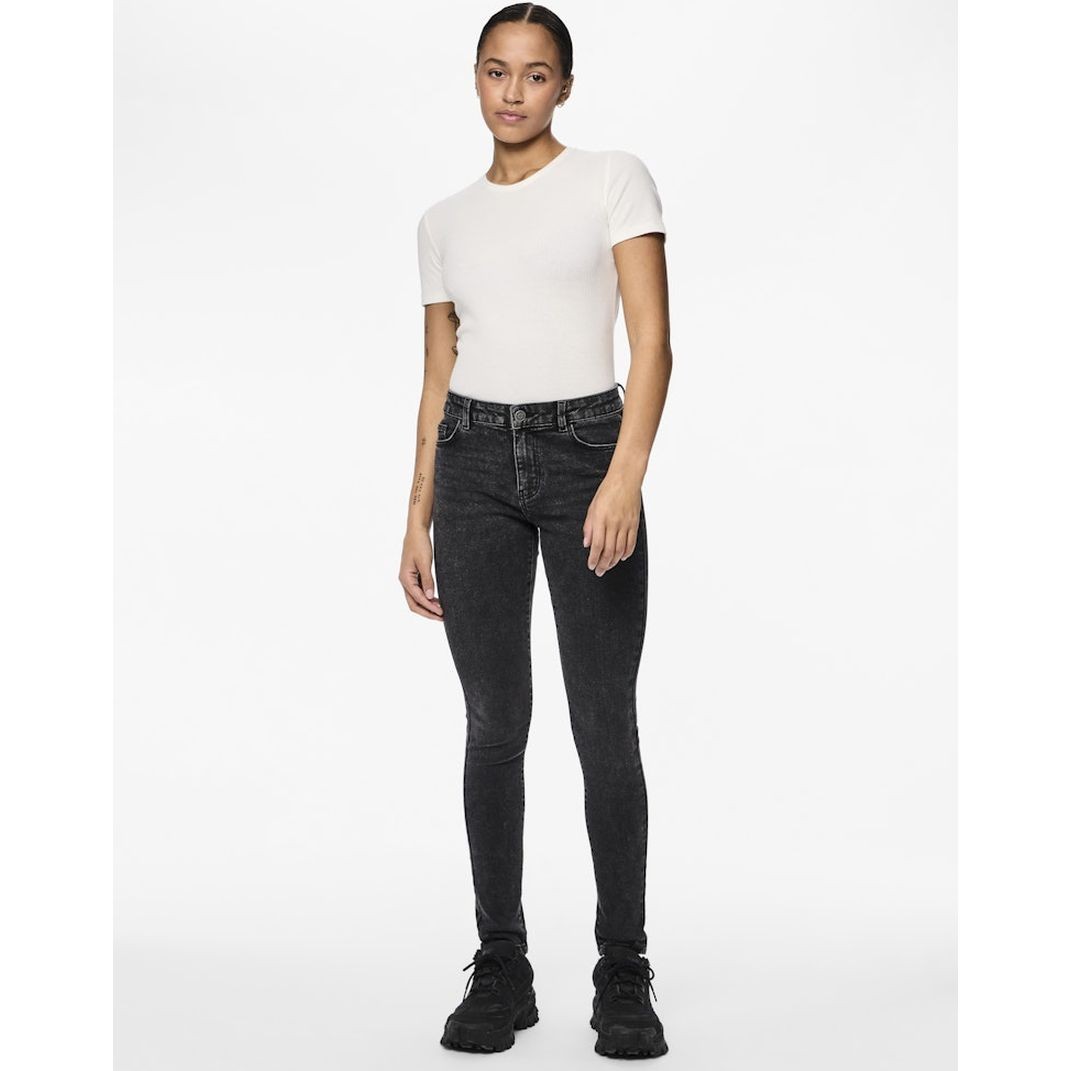 PIECES Slim džinsai moterims, Pilka, Dana skinny jeans 4