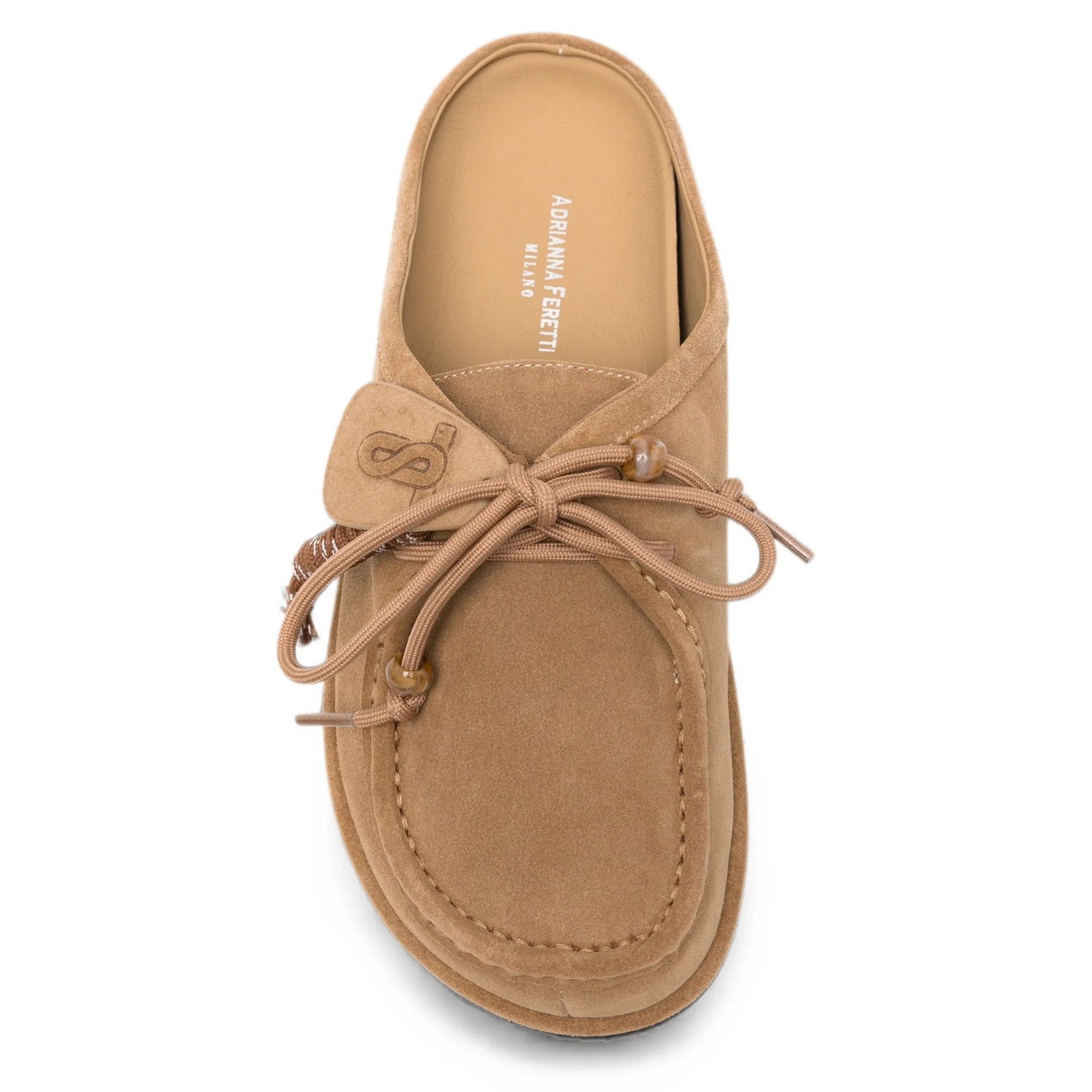 ADRIANNA FERETTI Klumpės moterims, Smėlio, Slippers 4