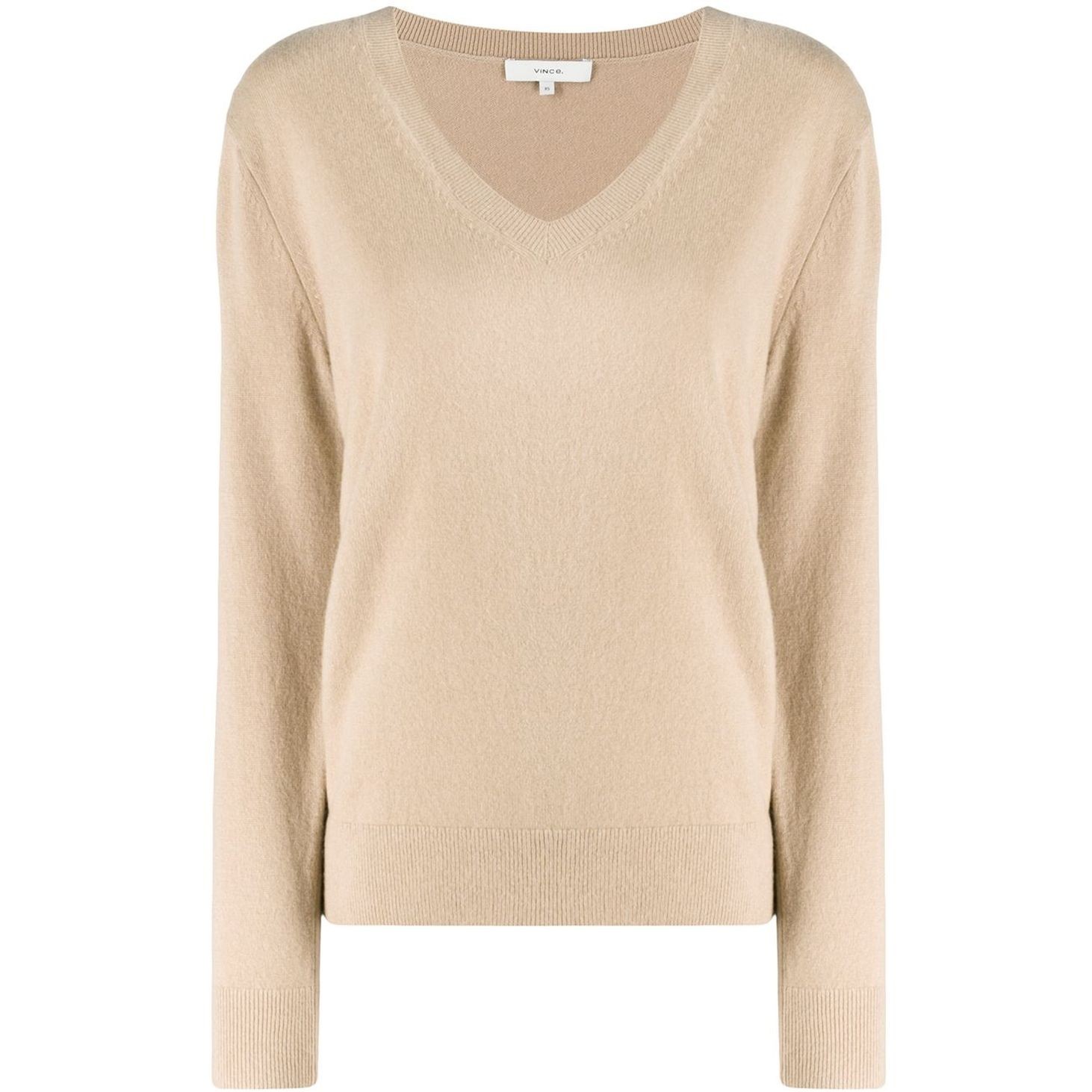 VINCE Megztinis moterims, Ruda, Weekend v-neck sweater 1