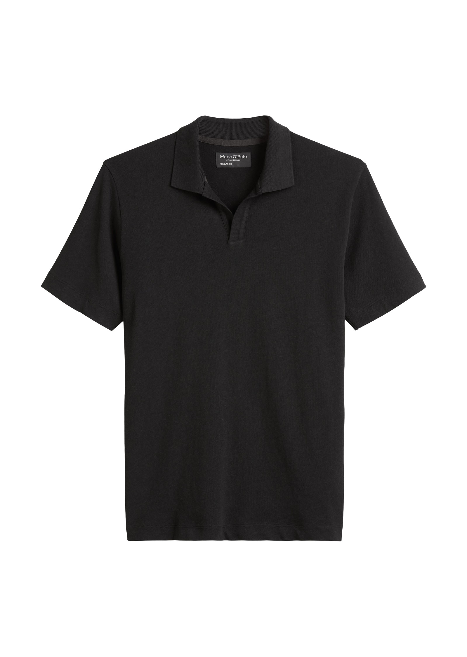 MARC O'POLO Polo marškiniai trumpos rank. vyrams, Juoda, Polo short 523209153026 1