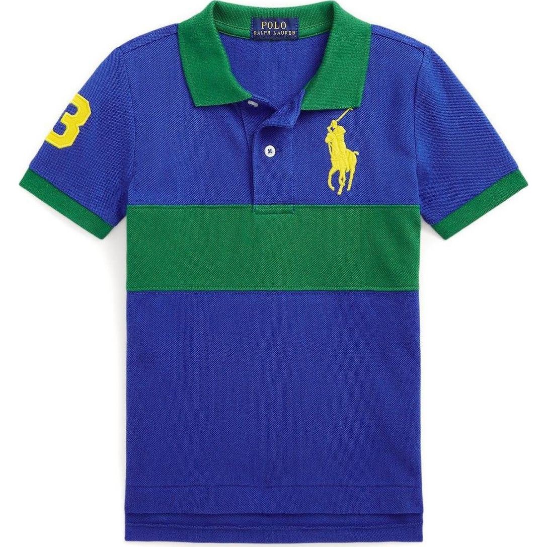 RALPH LAUREN KIDS Polo marškiniai trumpos rank. berniukams, Mėlyna, Short sleeve polo shirt (2-7)