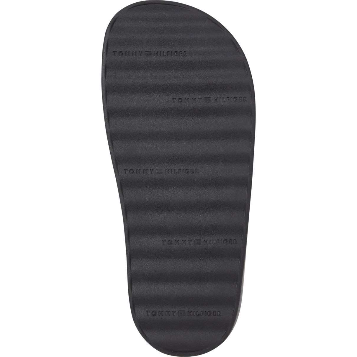 TOMMY HILFIGER Guminės šlepetės moterims, Juoda, Platform pool slide 5