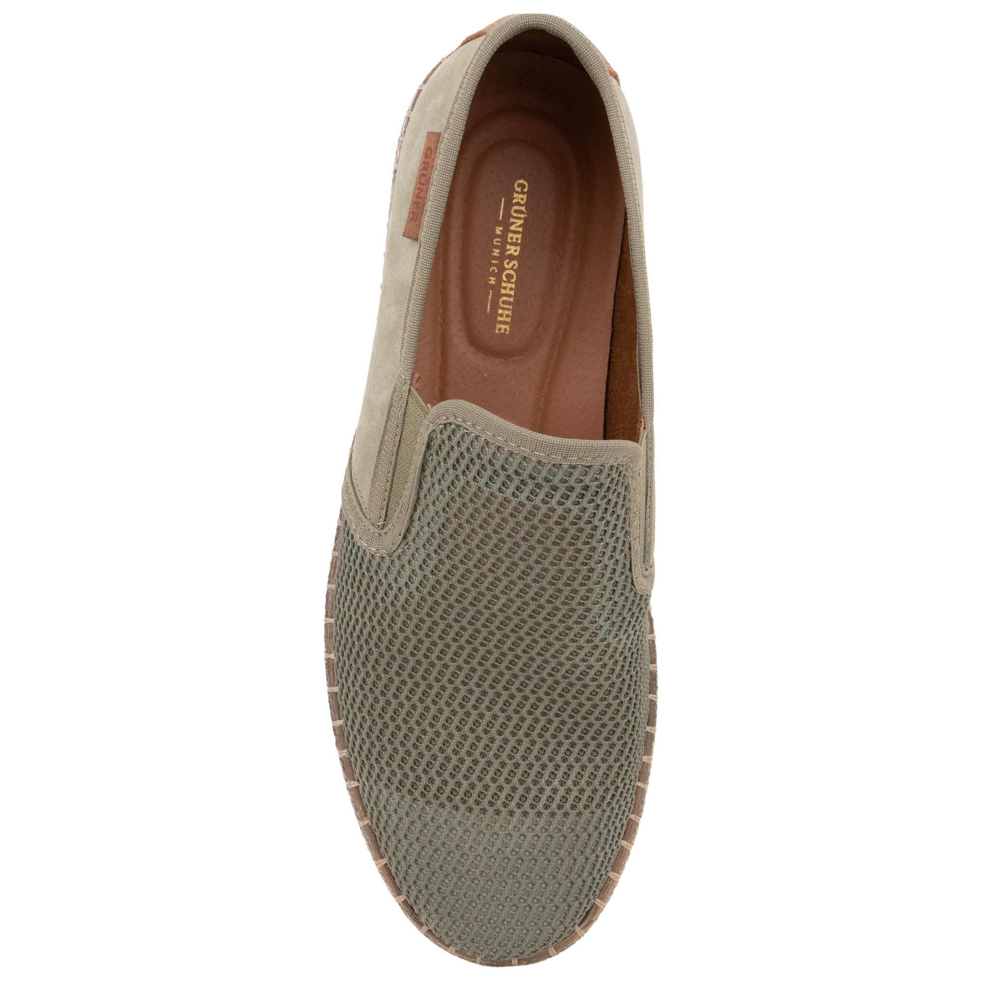 GRUNER SCHUHE Laisvalaikio bateliai vyrams, Chaki, Leisure 4