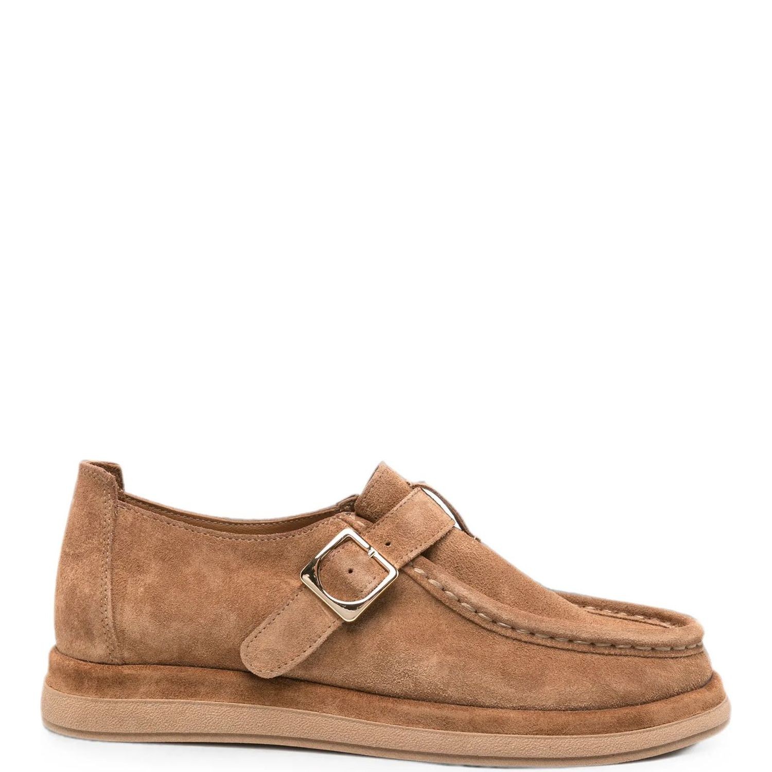 SERGIO MORETTI Loaferiai moterims, L.Brown, Loafers 2