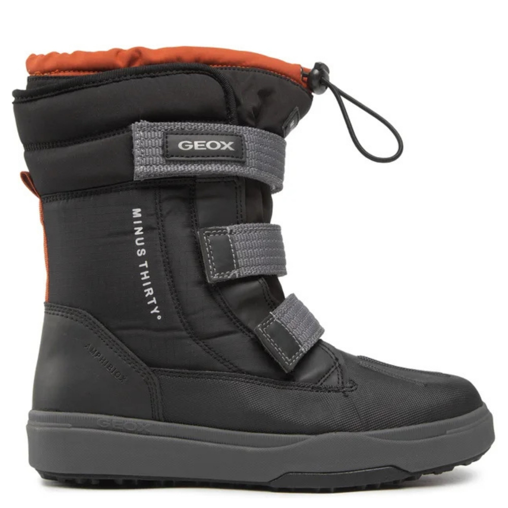 GEOX Aulinukai berniukams, Juoda, BUNSHEE PG A BOOTIES 2