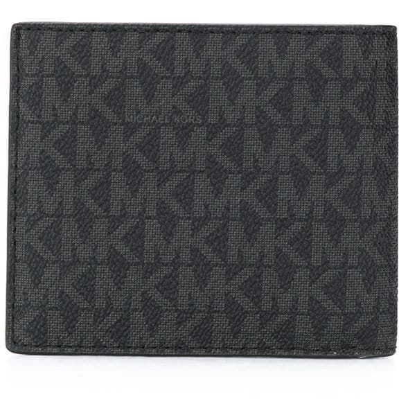 MICHAEL KORS Piniginė vyrams, Juoda, Billfold wallet 2